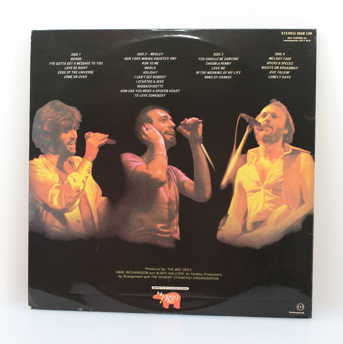 Bee Gees - Live, Vinyl LP 33Rpm, South Africa 1977