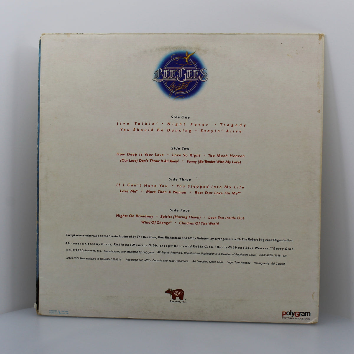 Bee Gees - Greatest, Vinyl 2xLP Album 33Rpm Compilation, Portugal 1979