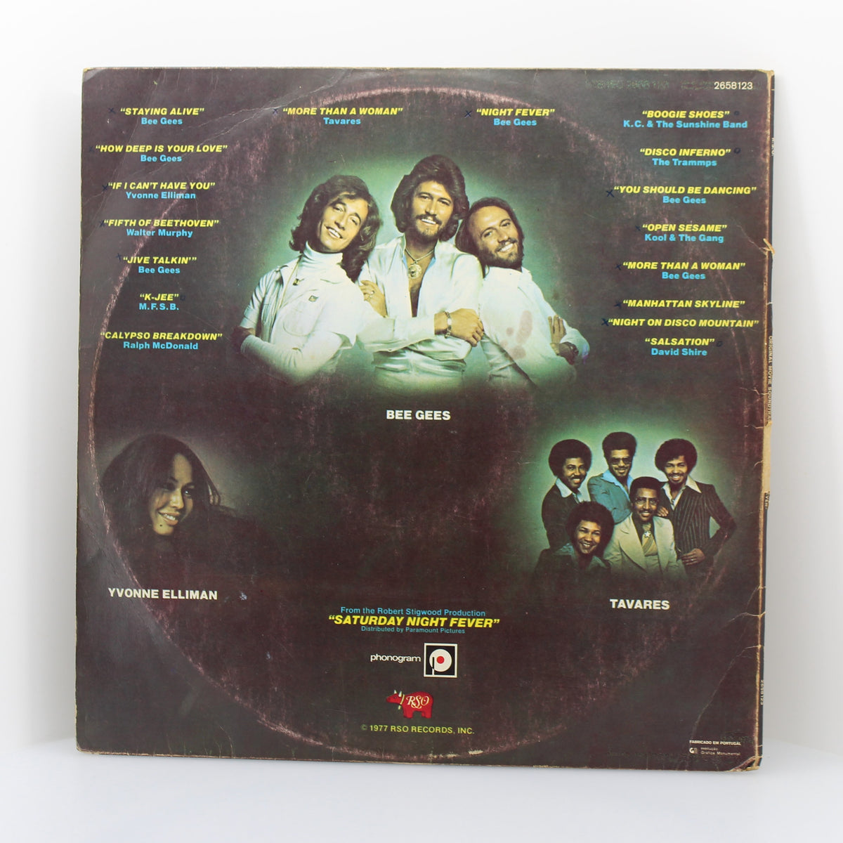 Bee Gees - Saturday Night Fever, 2x Vinyl, LP, Album, 33Rpm, Original Soundtrack, Portugal 1977