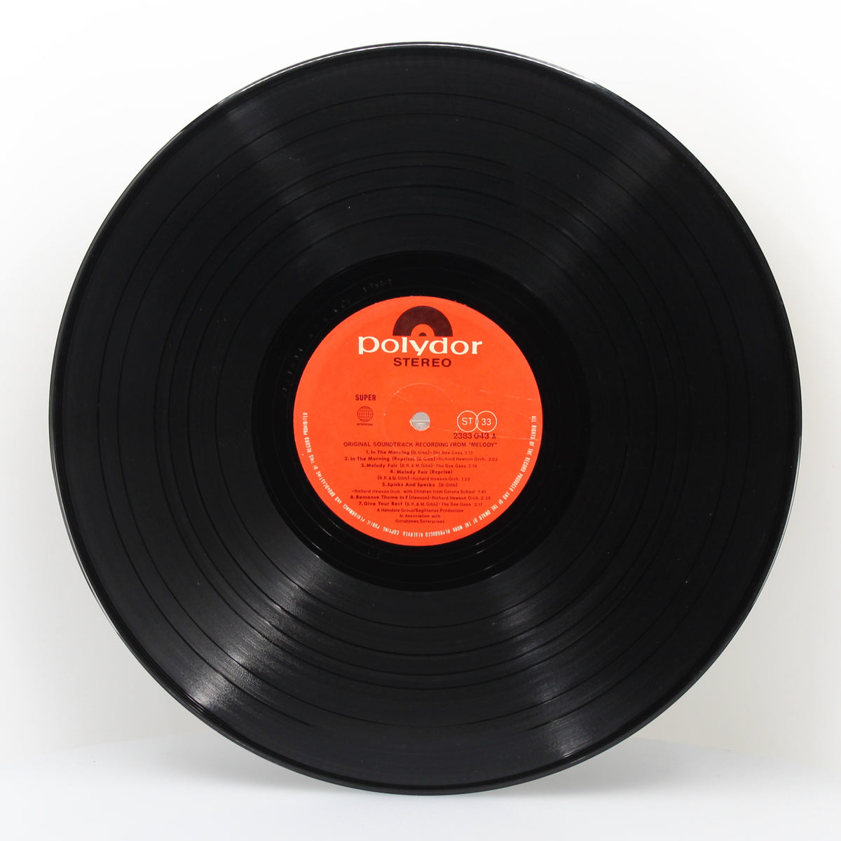 Bee Gees - Melody - Various – Original Soundtrack Recording, Vinyl Album 33Rpm, UK 1971
