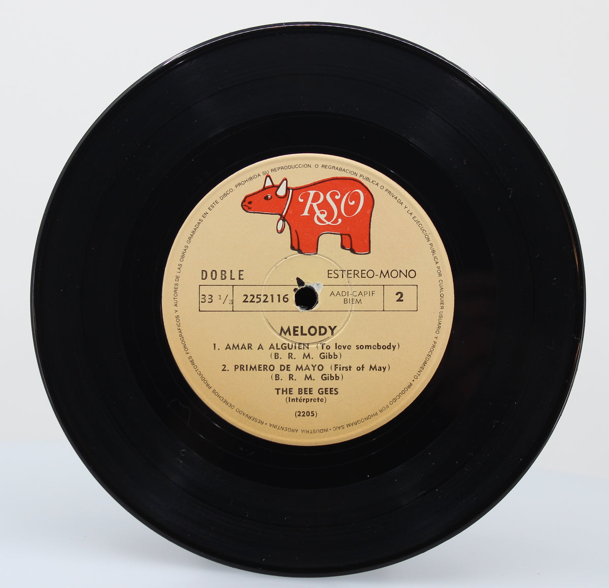 Melody The Bee Gees, 7&quot; Vinyl, Argentina (1085)