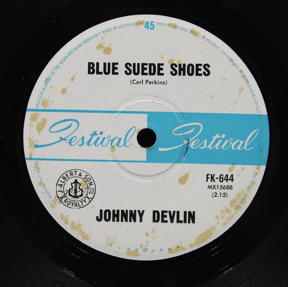 Johnny Devlin, Leedon, Vinyl Single (45rpm), Whole Lotta Shakin&#39; Goin&#39; On, Australia (s 1097)