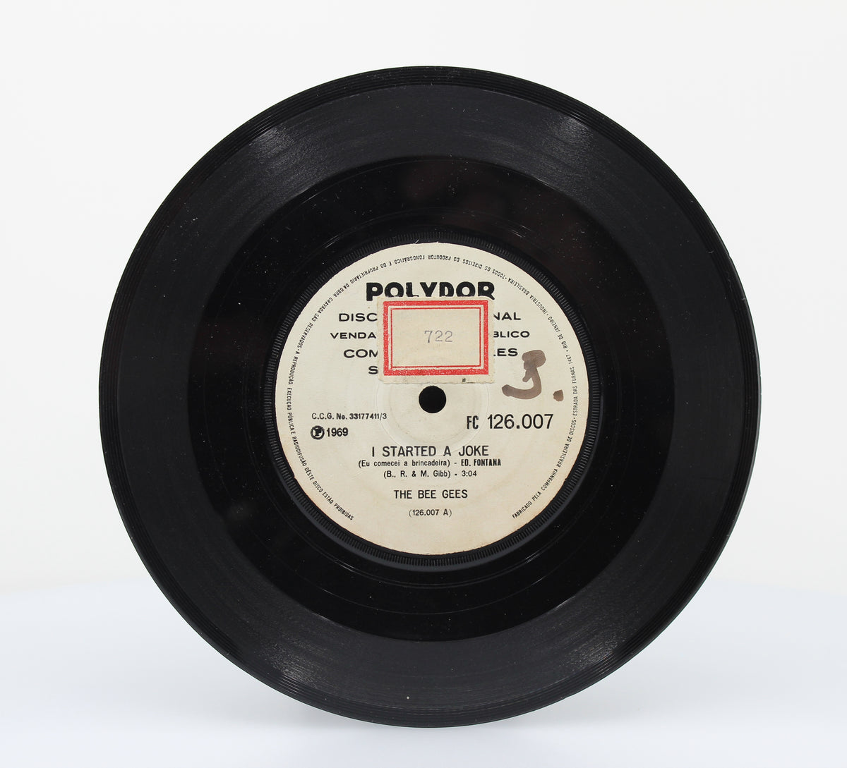 Bee Gees, Vinyl 7&quot; (33⅓rpm) Promo, Brazil 1969