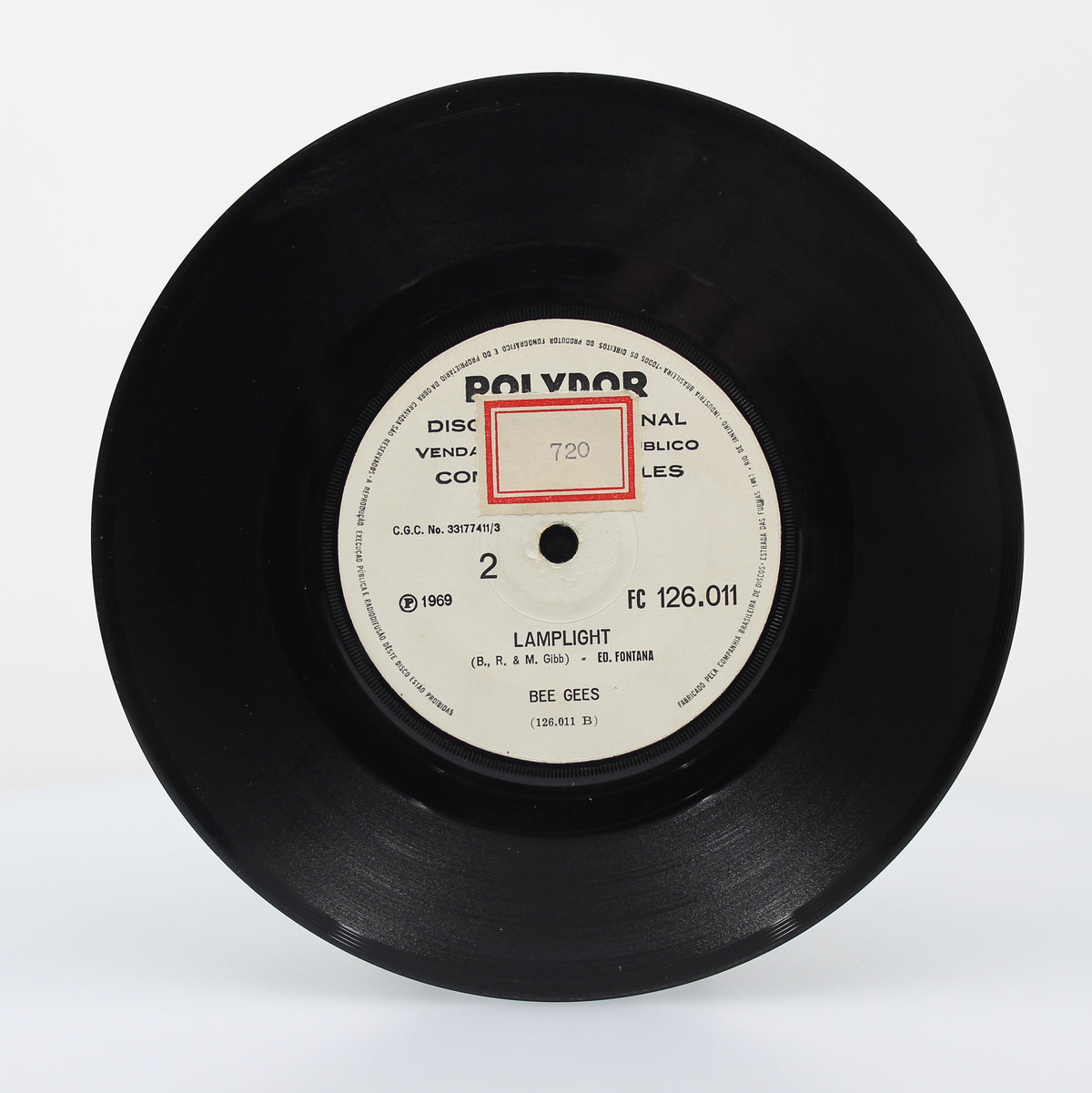 Bee Gees, Vinyl 7&quot; (33⅓) Promo, Brazil 1969