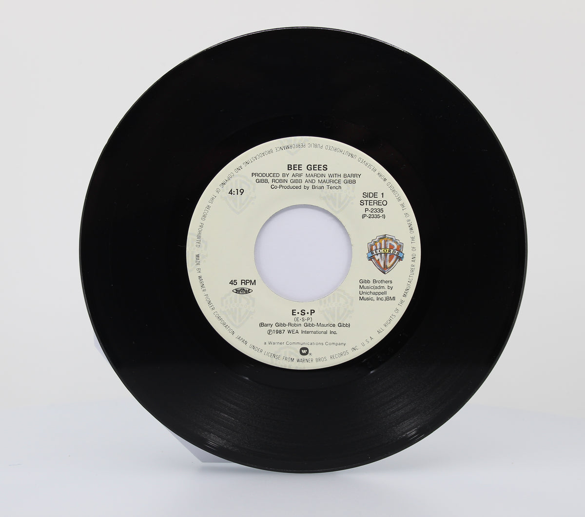 Bee Gees, E.S.P, Vinyl 7&quot; (45rpm), Japan 1987
