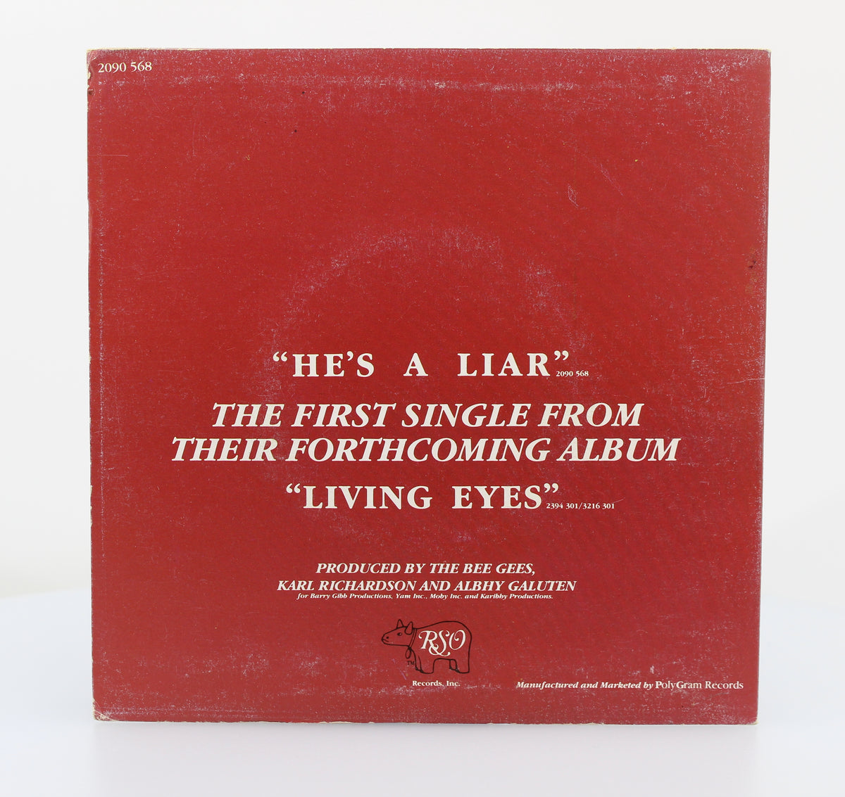 Bee Gees, He&#39;s A Liar, Vinyl 7&quot; (45rpm), New Zealand 1981
