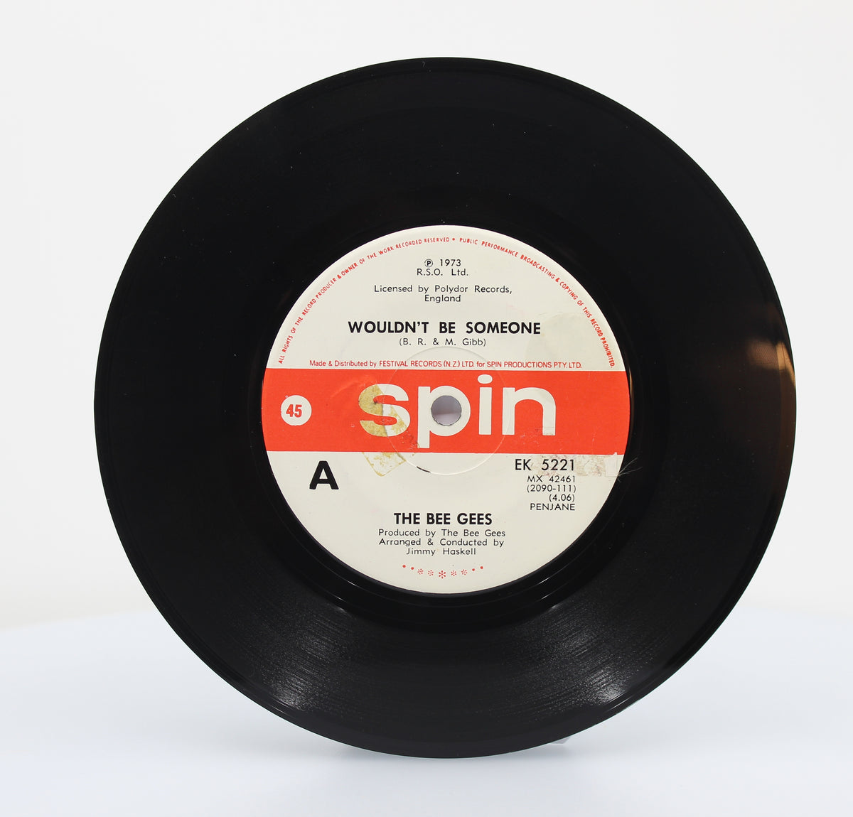 Bee Gees, Wouldnt&#39;t Be Someone, Vinyl 7&quot; (45rpm), New Zealand