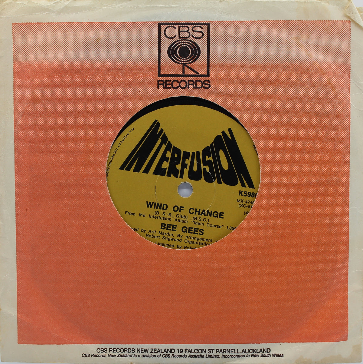 Bee Gees, Jive Talkin&#39;, Vinyl 7&quot; (45rpm), New Zealand 1975