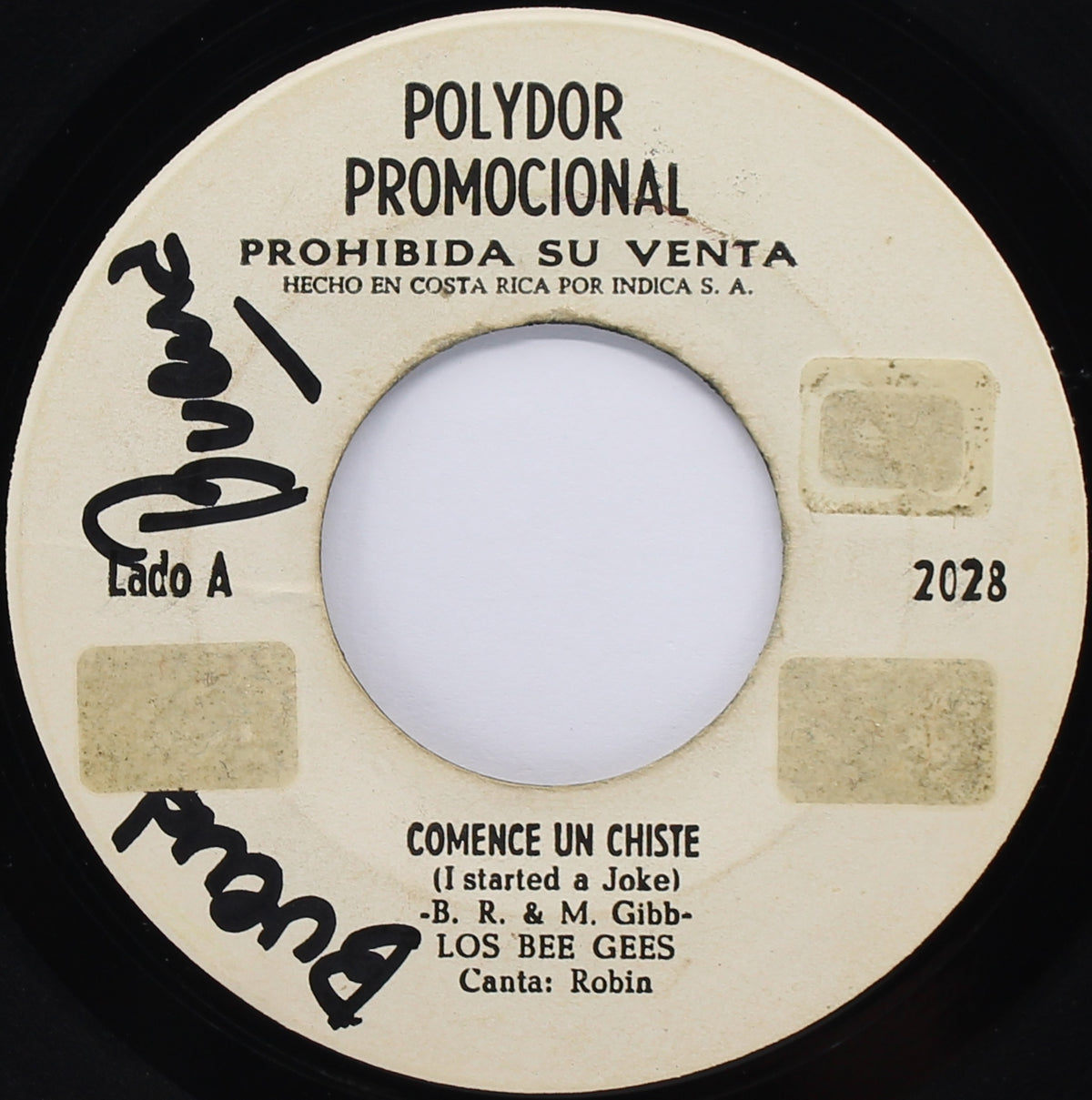 Bee Gees, Comence Un Chiste (I Started A Joke), Vinyl 7&quot; Single (45rpm), Costa Rica