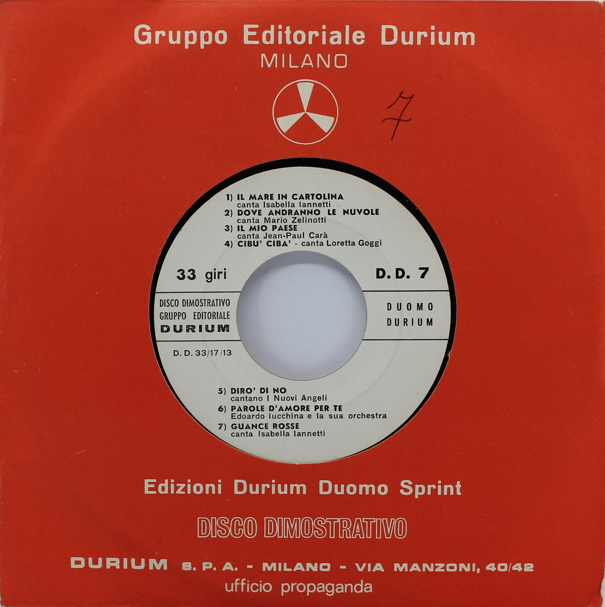 Bee Gees, Disco Dimostrativo D.D.7, Vinyl EP (33 ⅓rpm), Italy 1970  (s 1215)
