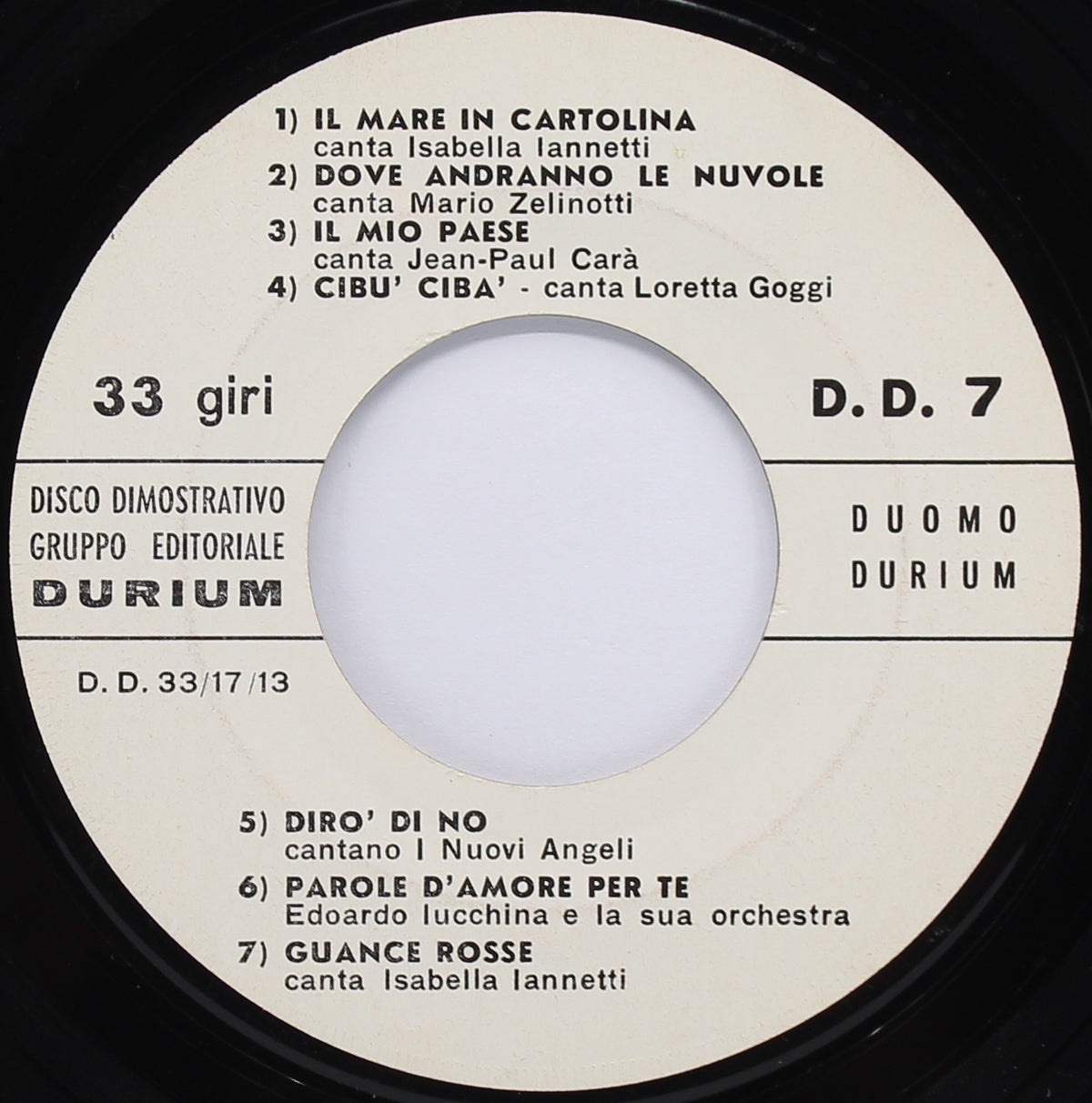 Bee Gees, Disco Dimostrativo D.D.7, Vinyl EP (33 ⅓rpm), Italy 1970  (s 1215)