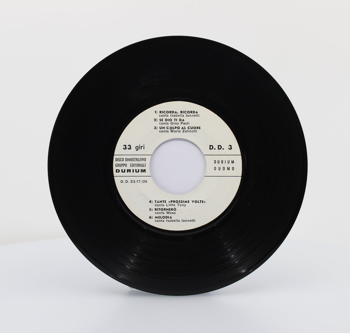 Bee Gees, Disco Dimostrativo D.D.3, Vinyl EP (33 ⅓rpm), Italy 1970 (s 1216)