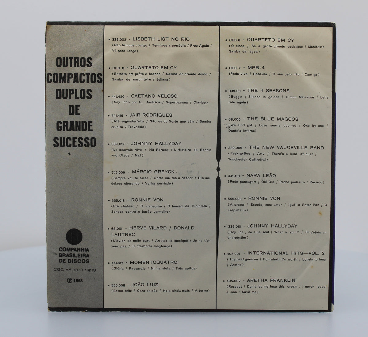 Bee Gees - Jumbo Holiday, Vinyl Single 33 ⅓ rpm, Brazil 1968