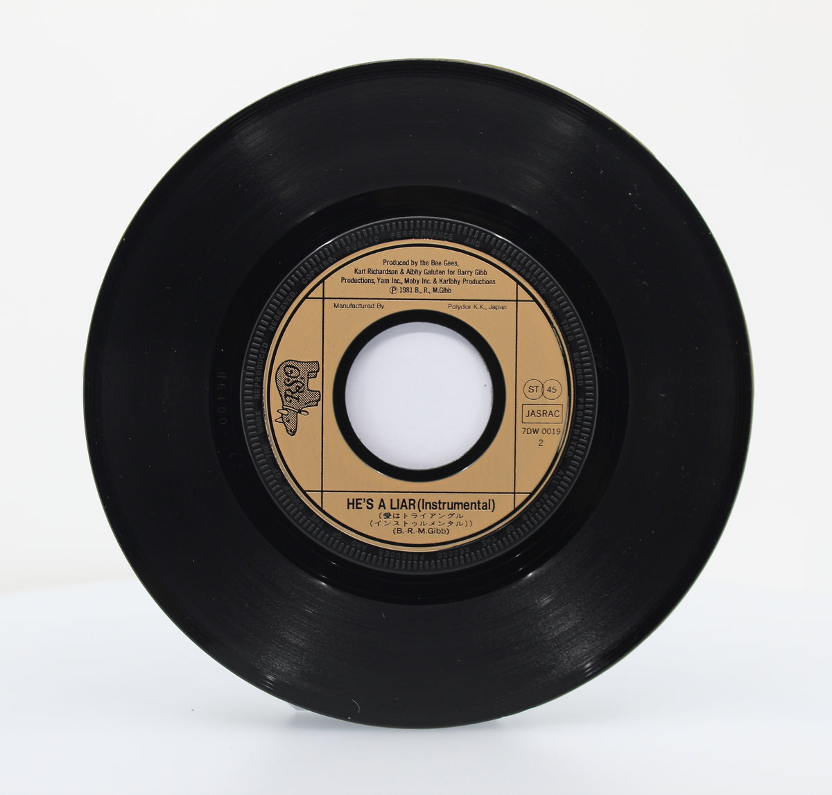 Bee Gees - He&#39;s A Liar, Vinyl Single 7&quot; 45rpm, Japan 1981