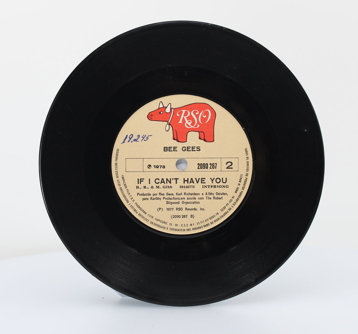 Bee Gees – Stayn&#39; Alive, Vinyl, 7&quot;, 33 ⅓ RPM, Brazil 1978