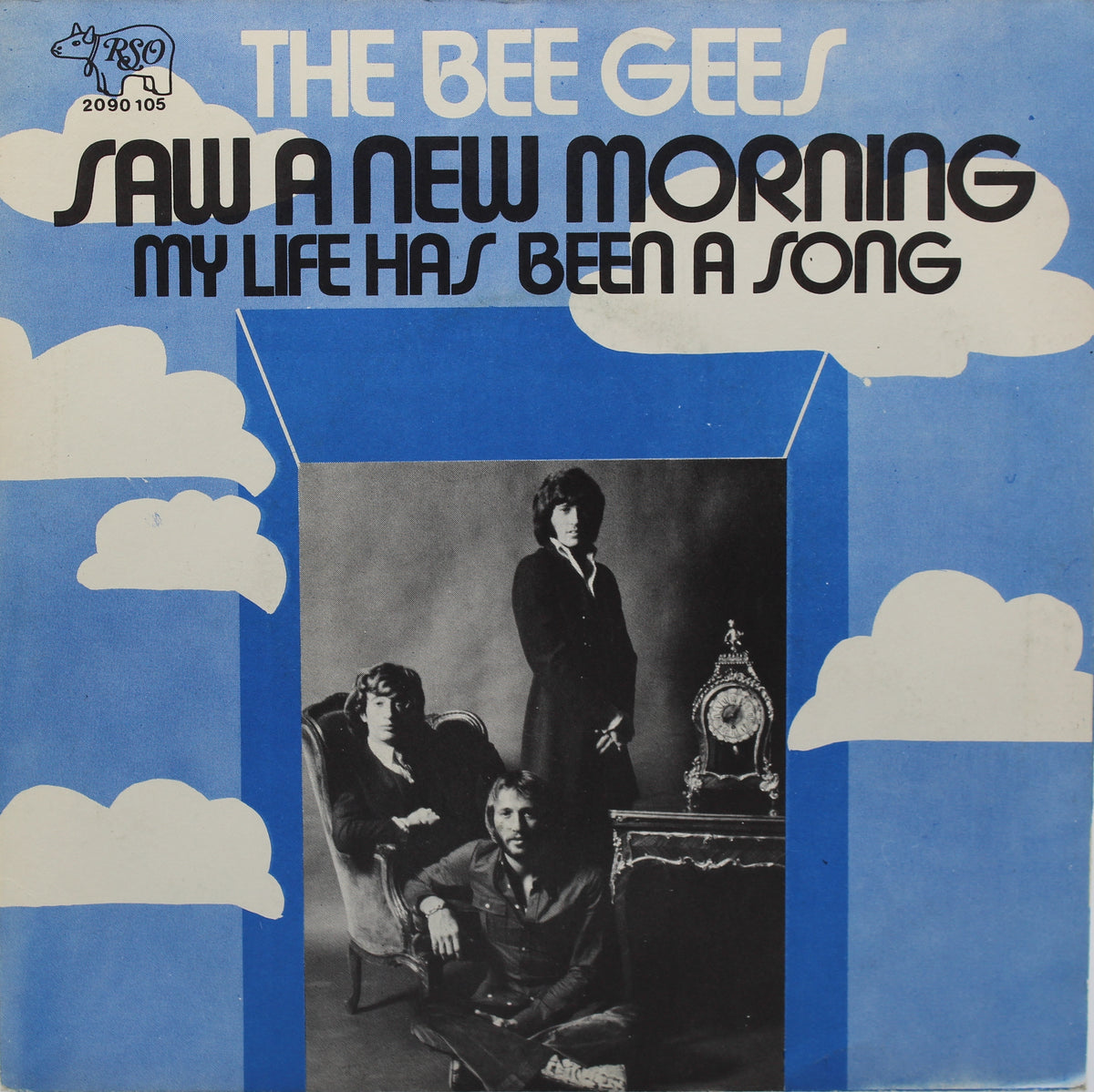 Bee Gees - Saw A New Morning, Vinyl, 7&quot;, 45 RPM, Single, Belgium 1973