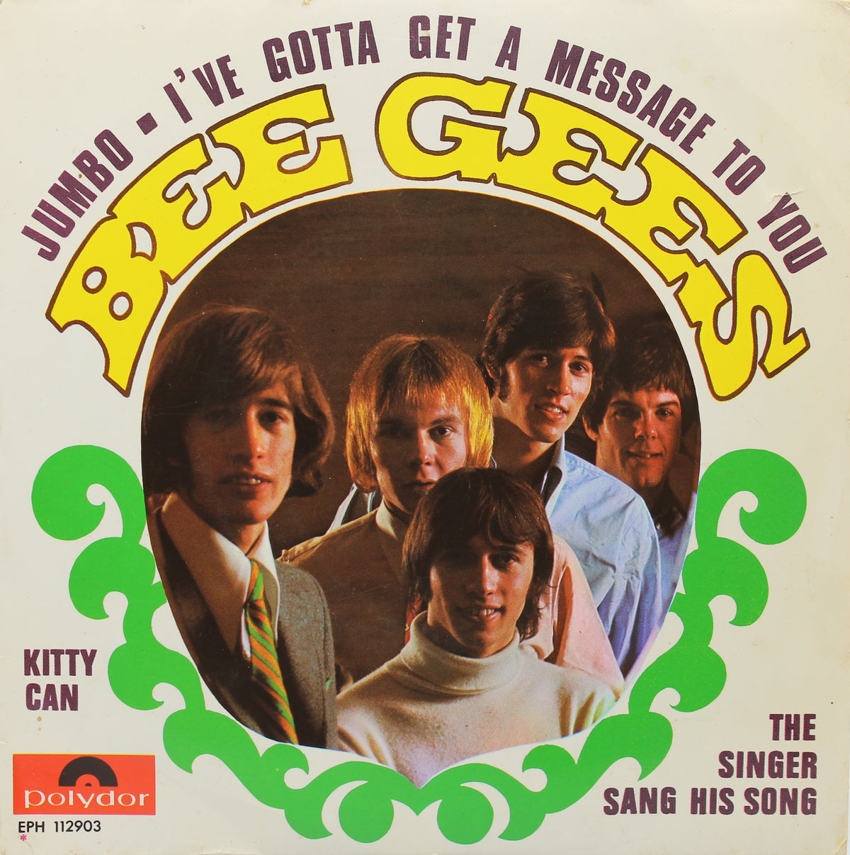 Bee Gees - Jumbo - I&#39;ve Gotta Get A Message To You,  Vinyl, 7&quot;, 45 RPM, EP, Mono, Singapore 1968