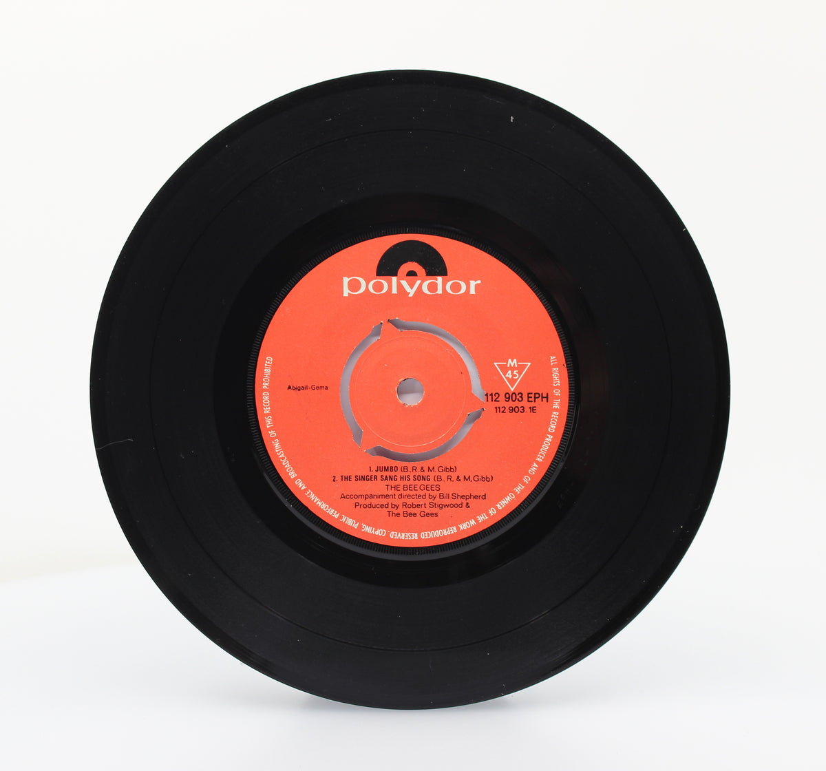 Bee Gees - Jumbo - I&#39;ve Gotta Get A Message To You,  Vinyl, 7&quot;, 45 RPM, EP, Mono, Singapore 1968