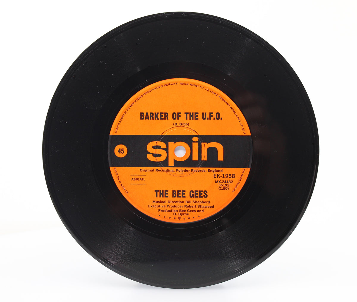 Bee Gees - Massachusetts (The Lights Went Out In), Vinyl, 7&quot;, 45 RPM, Single, Mono, Australia 1967
