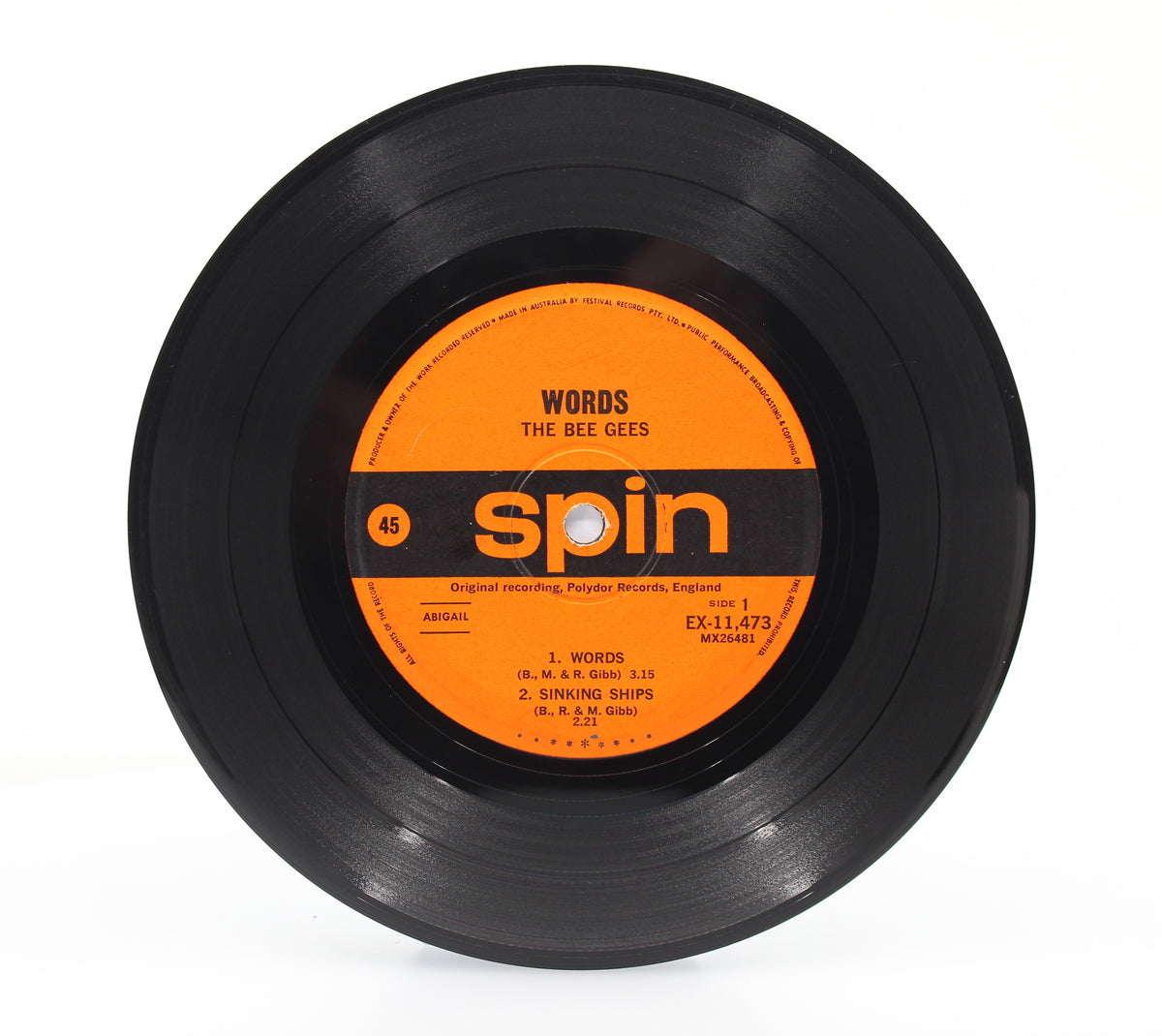 Bee Gees - Words, Vinyl, 7&quot;, 45 RPM, EP, Reissue, Australia