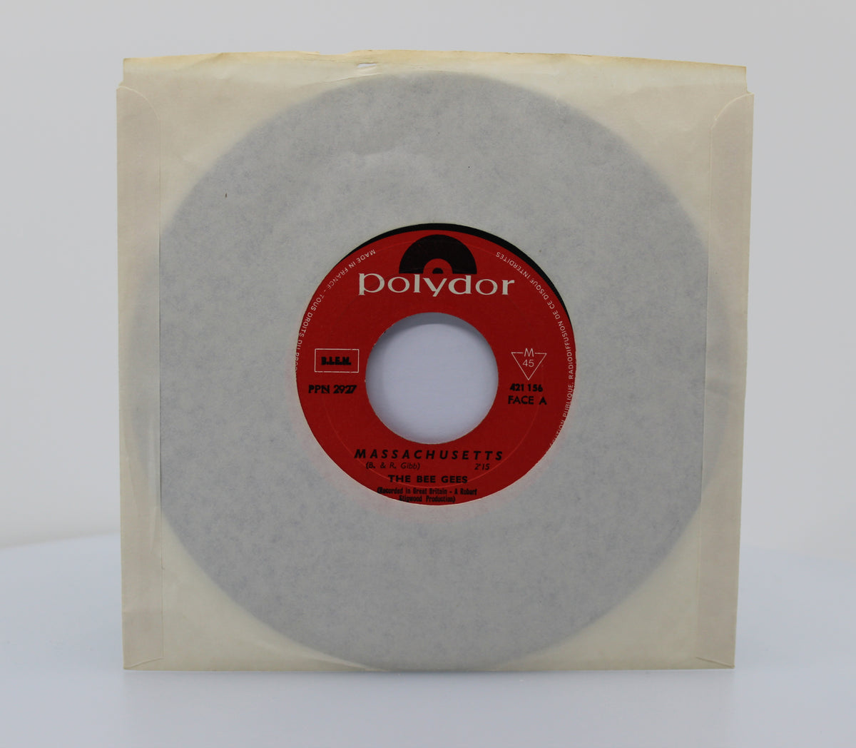 Bee Gees - Massachusetts, Vinyl, 7&quot;, 45 RPM, Single, Promo, France 1967