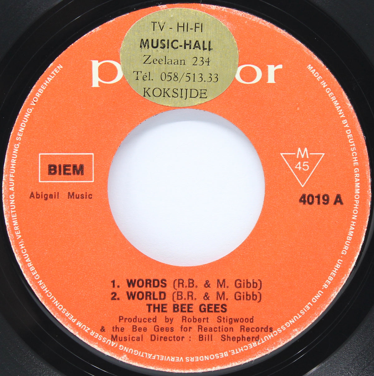 Bee Gees - Words, Vinyl, 7&quot;, EP, France 1968