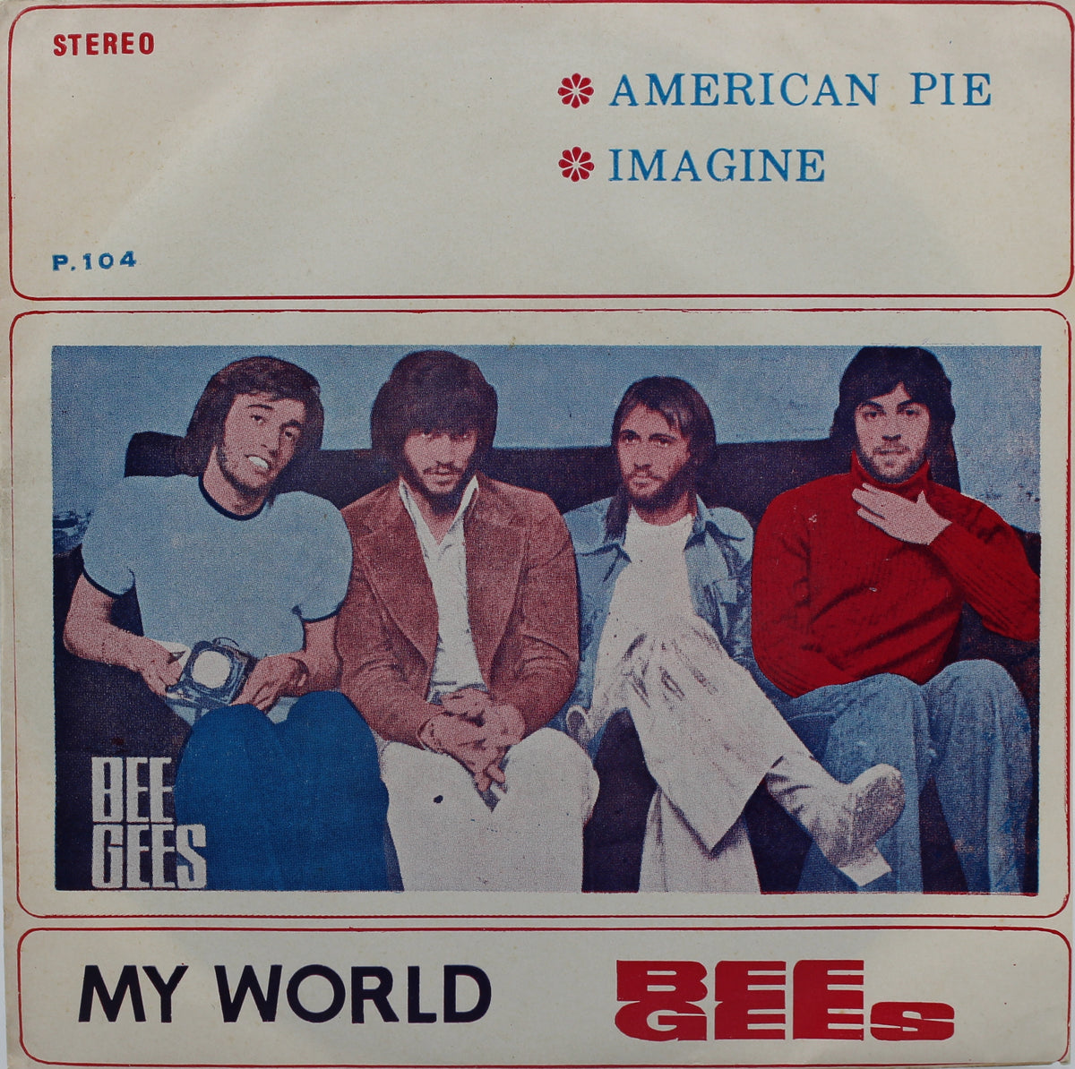Bee Gees - My World, and Various Artists, Vinyl 7&quot; EP 45rpm, Thailand