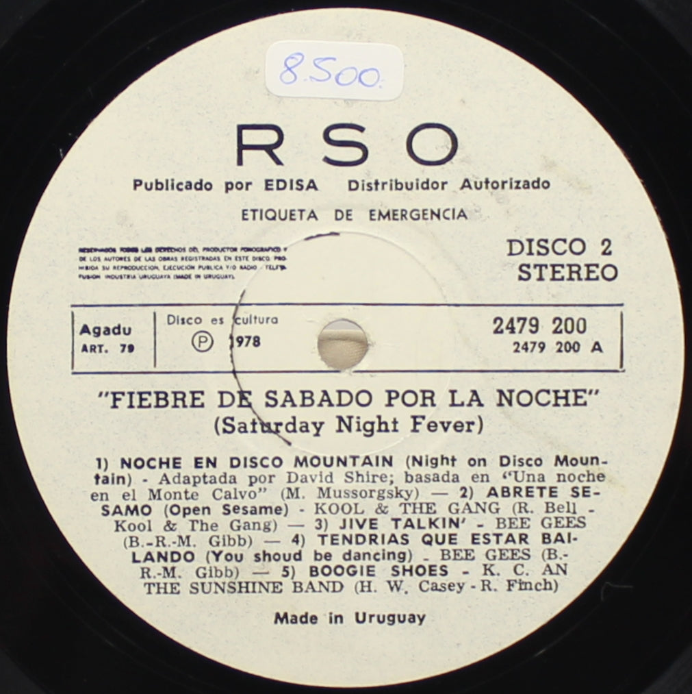 Bee Gees - Saturday Night Fever, 2x Vinyl, (33⅓rpm), Uruguay 1978