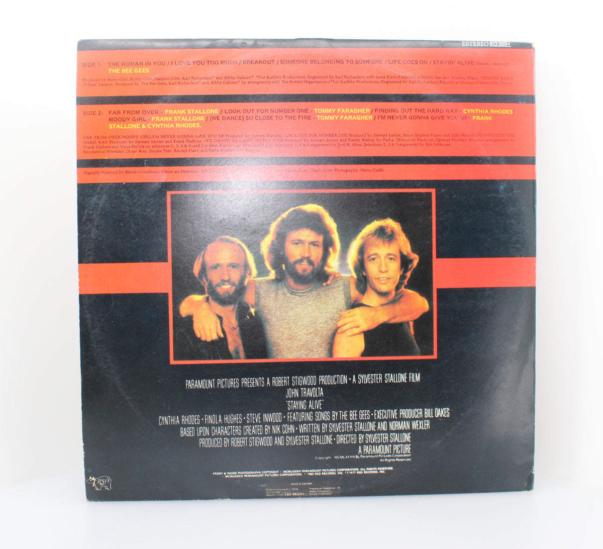 Bee Gees - Staying Alive, Vinyl (33⅓ rpm), Uruguay 1983