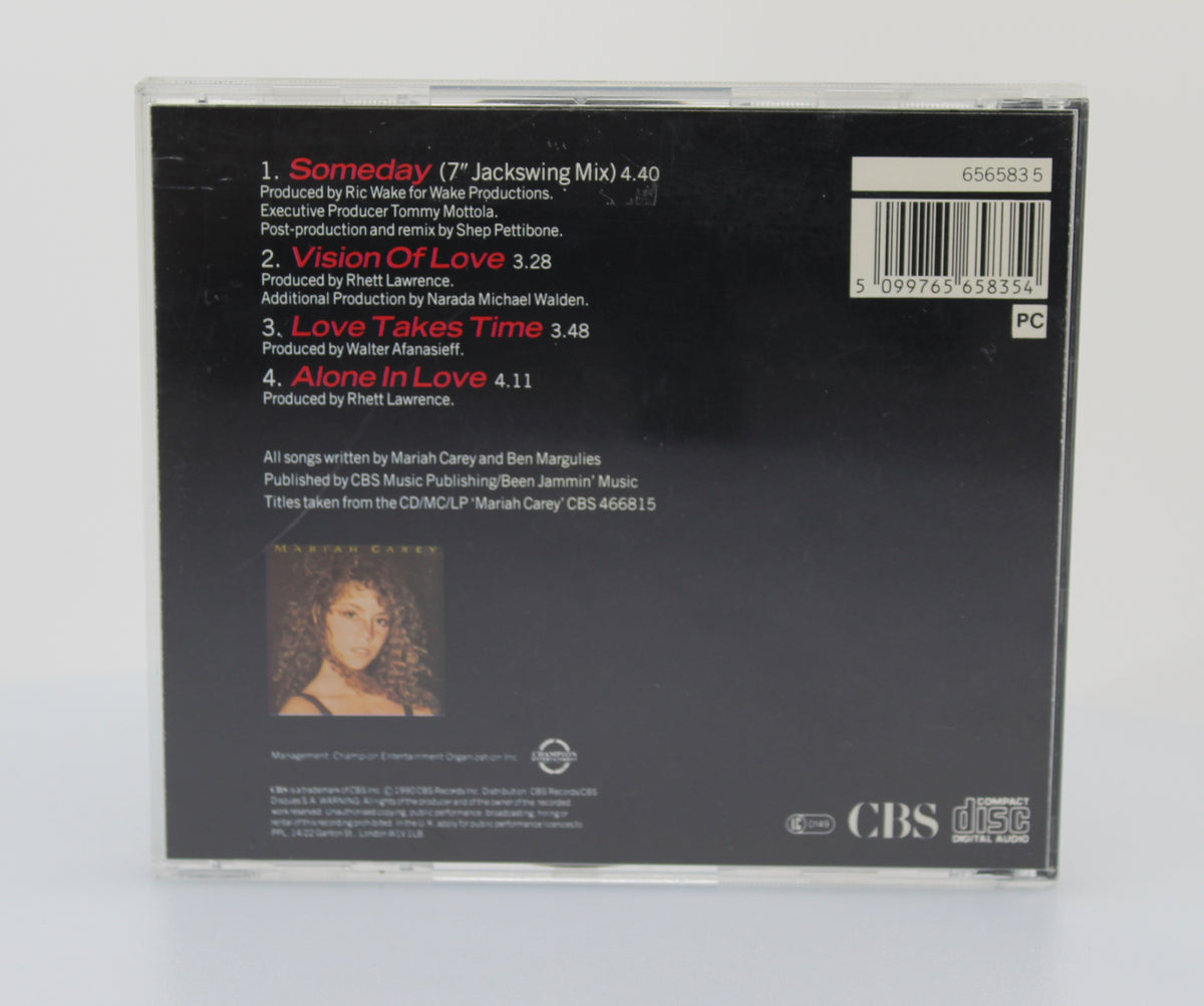 Mariah Carey ‎– Someday, CD Single, UK 1990