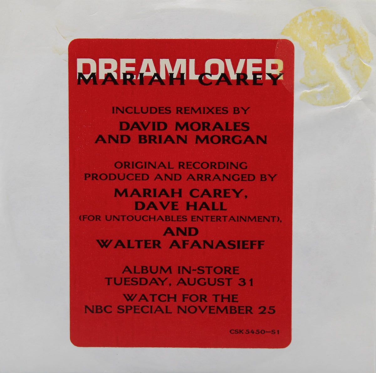 Mariah Carey ‎– Dreamlover