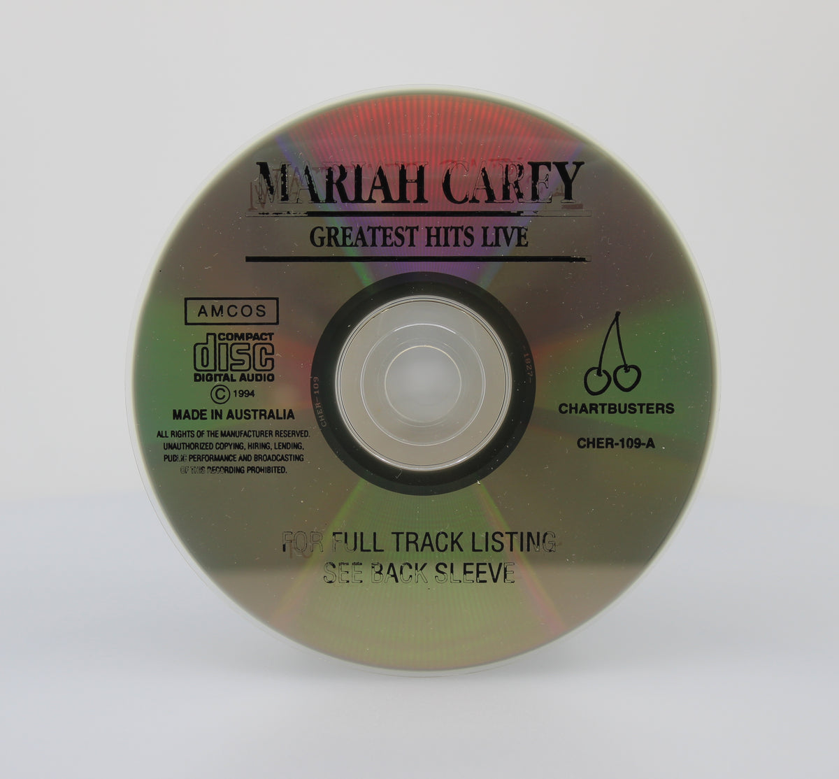 Mariah Carey, Dreamlover, CD Bootleg, Australia (CD 593)