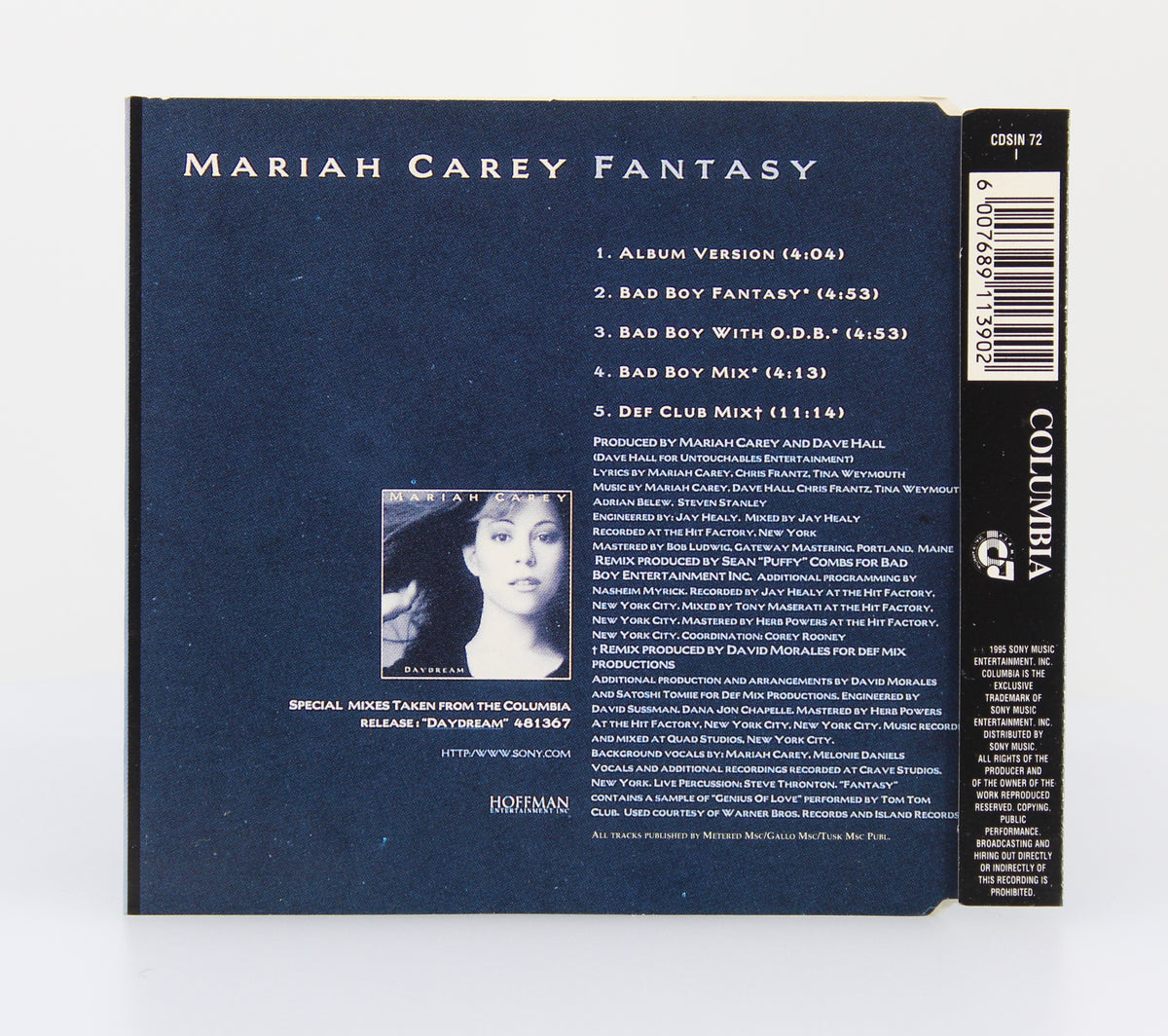 Mariah Carey ‎– Fantasy, CD Single, South Africa 1995