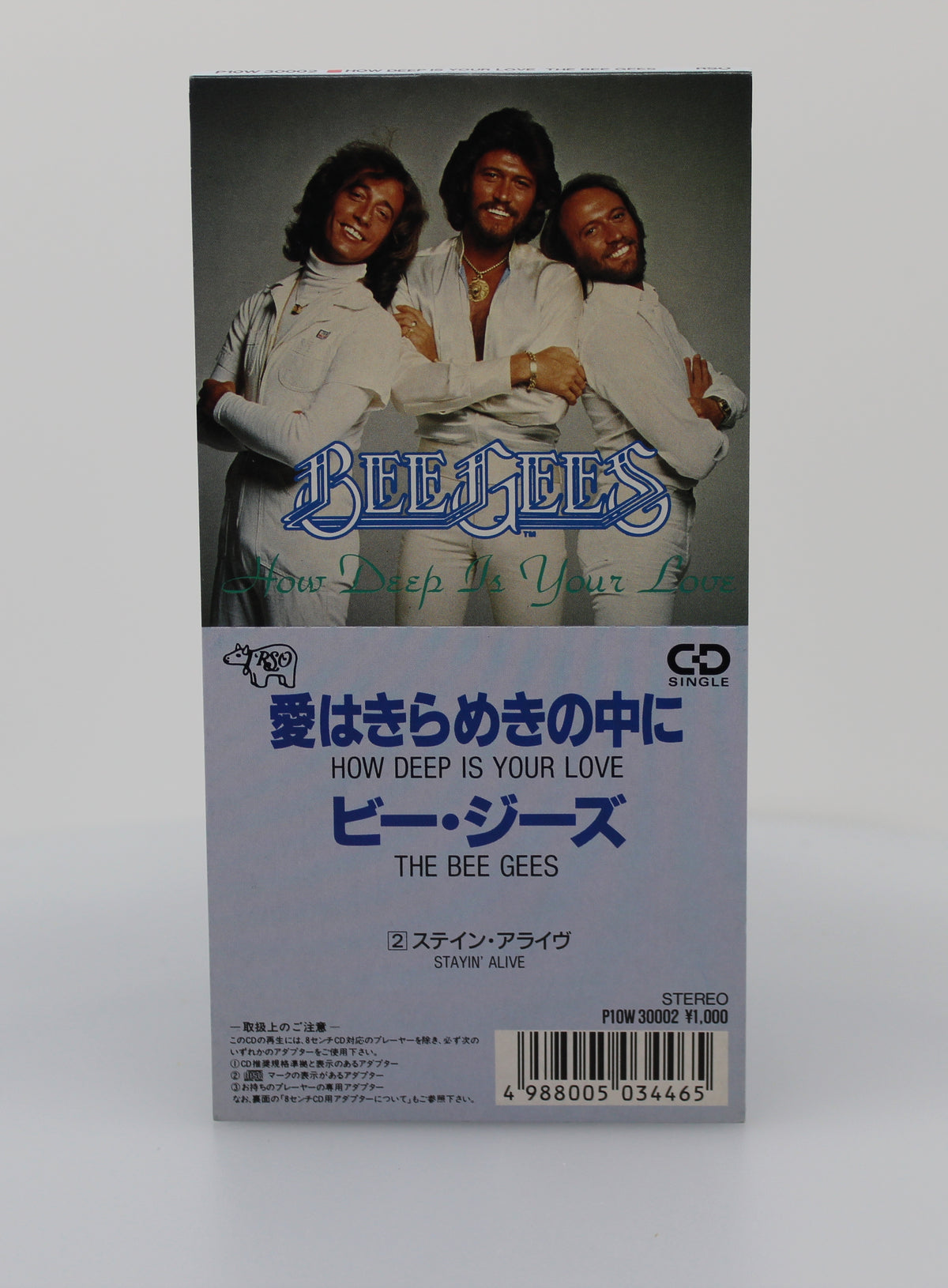 The Bee Gees – How Deep Is Your Love / Stayin&#39; Alive, Mini CD Single PROMO Version, Japan 1988 (CD 618)