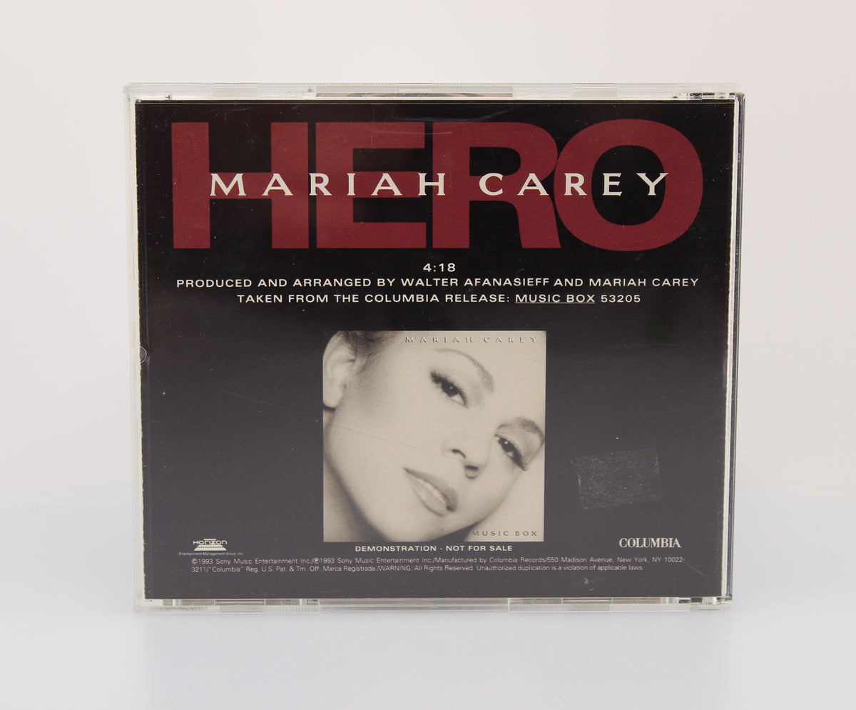 Mariah Carey, Hero, CD Single Promo, US 1993 (CD 630)