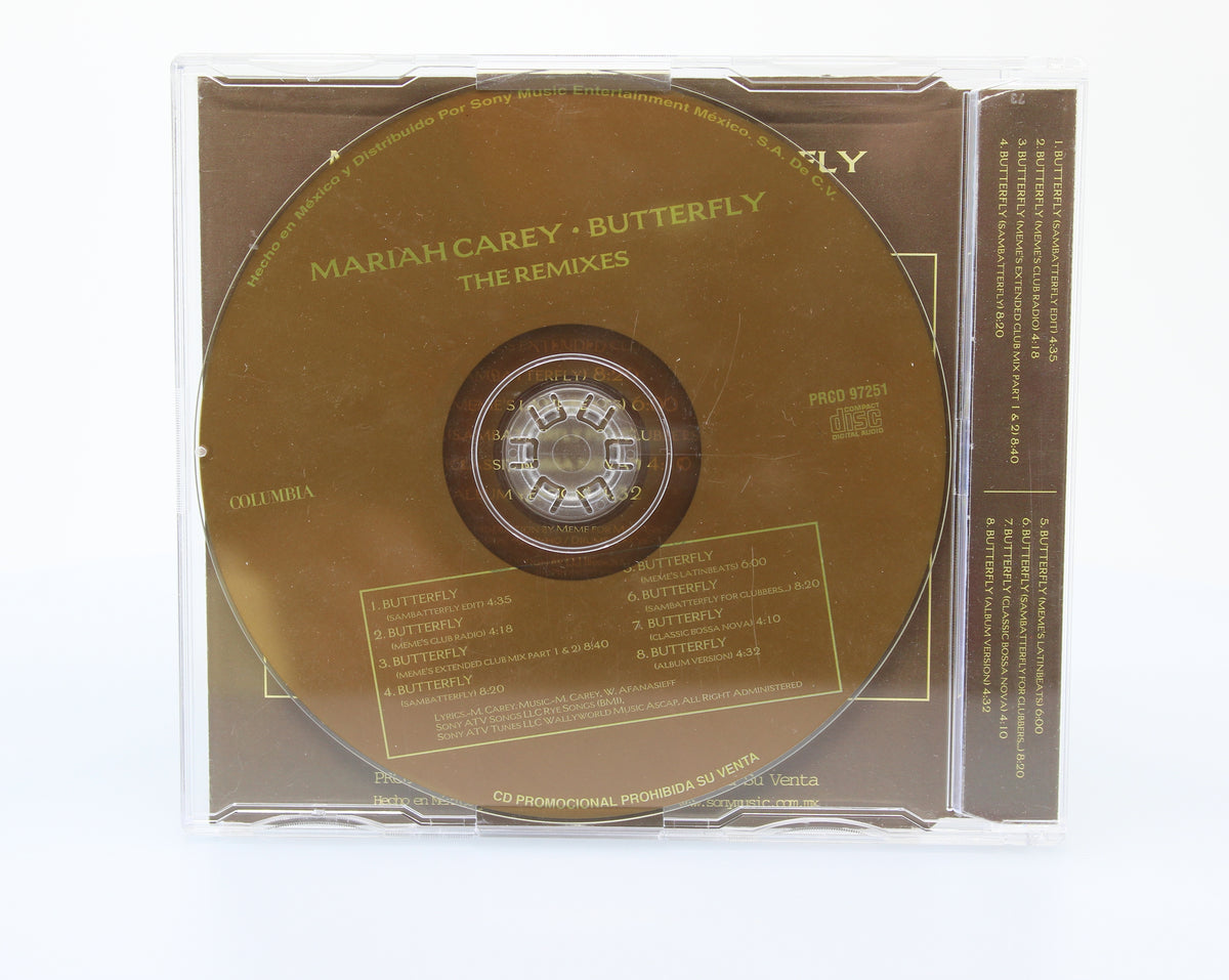 Mariah Carey, Butterfly (The Remixes), CD Single Promo, Mexico 1997