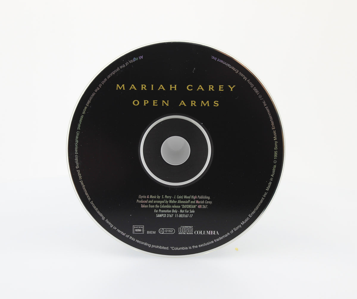 Mariah Carey, Open Arms, CD Single Promo, Europe 1995