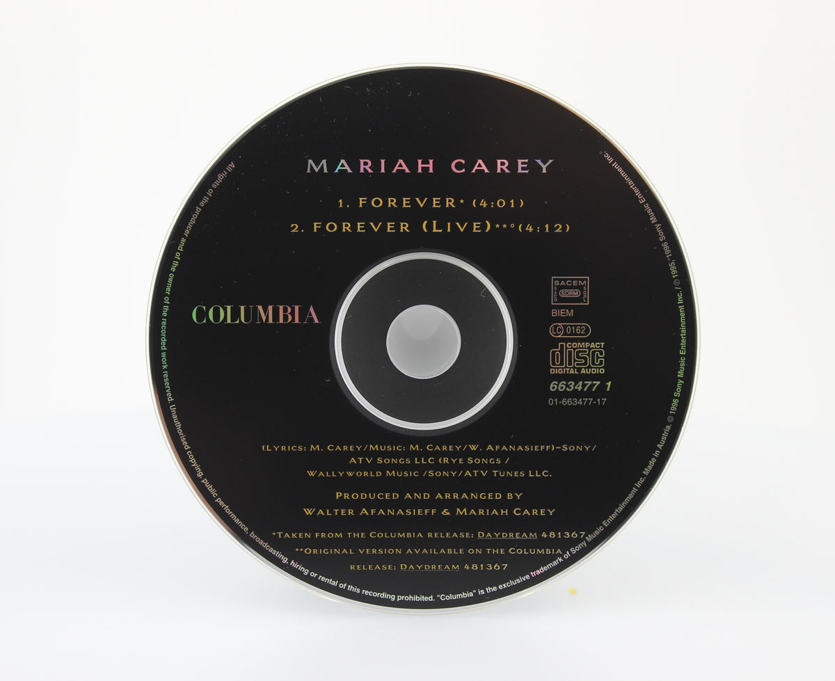 Mariah Carey, Forever, CD Single, Europe 1996(CD 635)