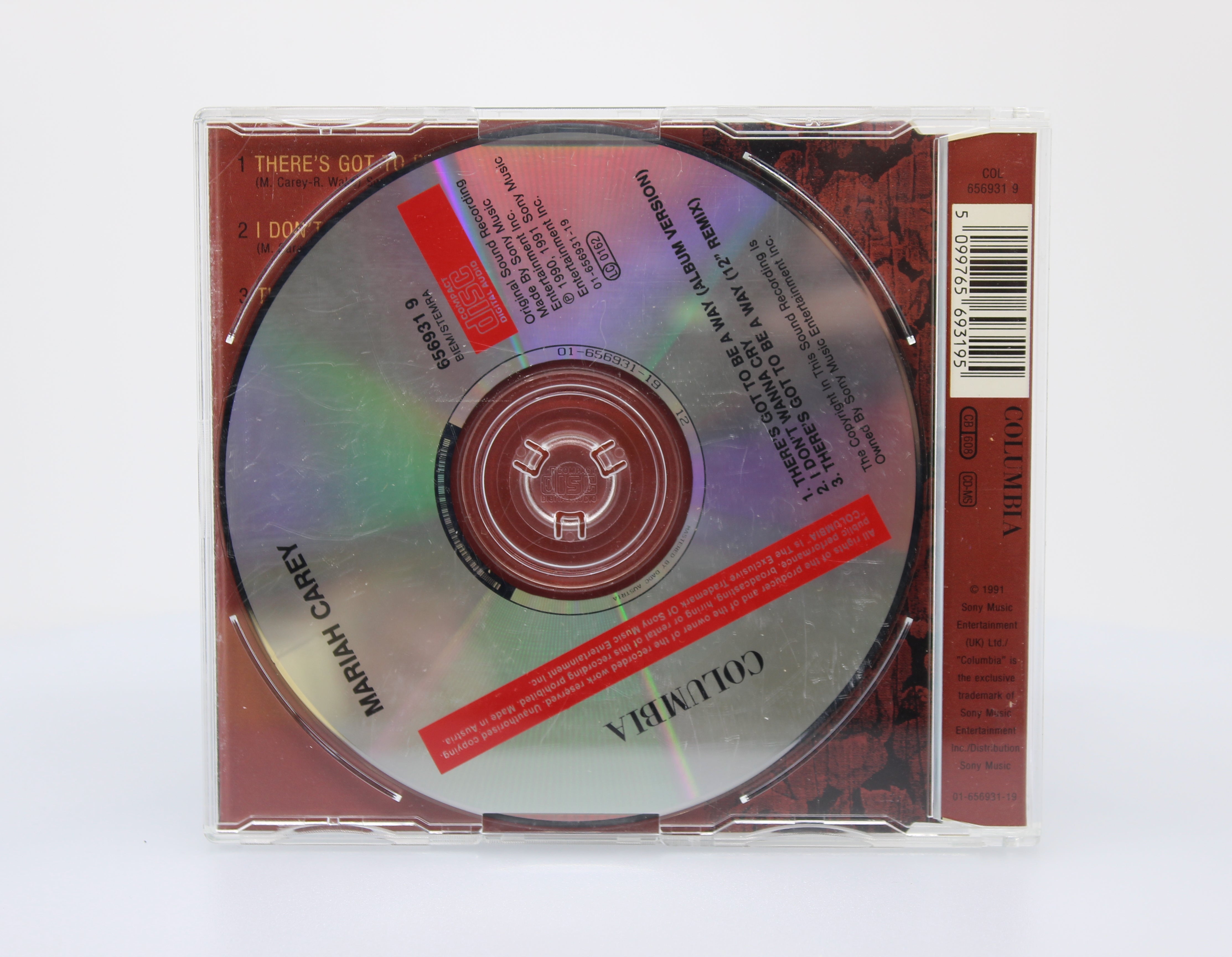 Mariah Carey, There's Got To Be A Way, CD Maxi, Europe 1991 (CD