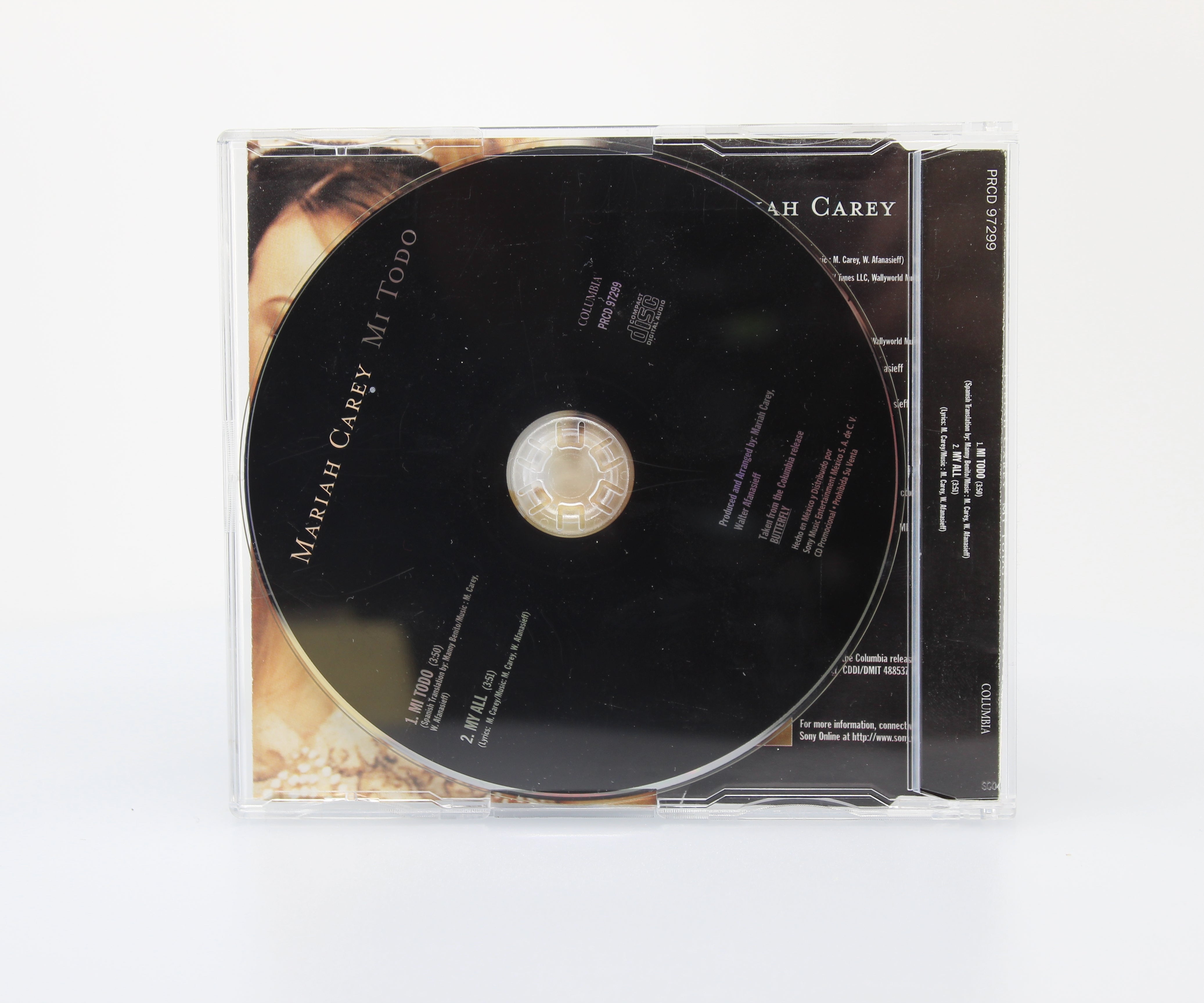 Mariah Carey, Mi Todo, CD Single Promo, Mexico 1998 (CD 642
