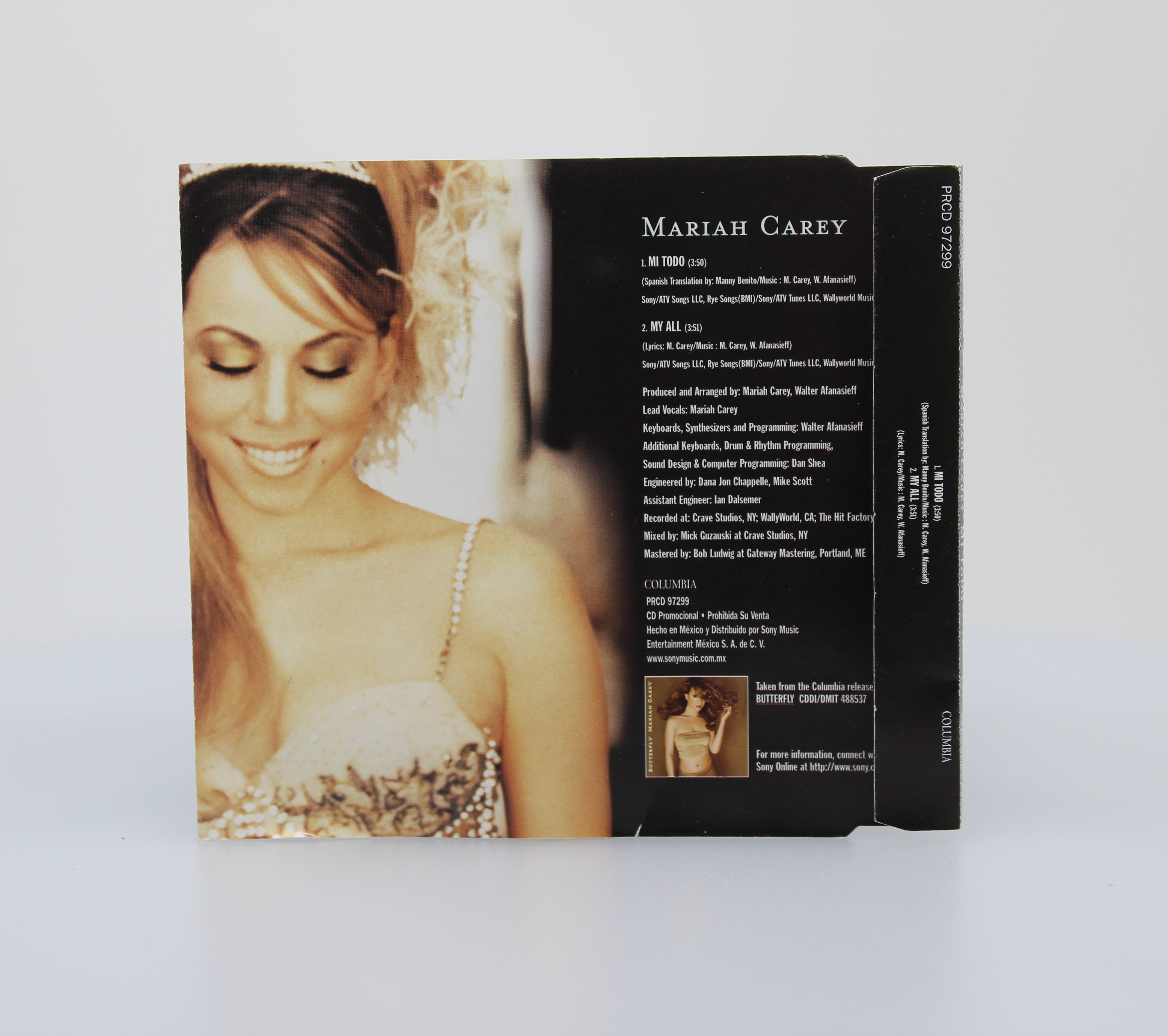 Mariah Carey, Mi Todo, CD Single Promo, Mexico 1998 (CD 642