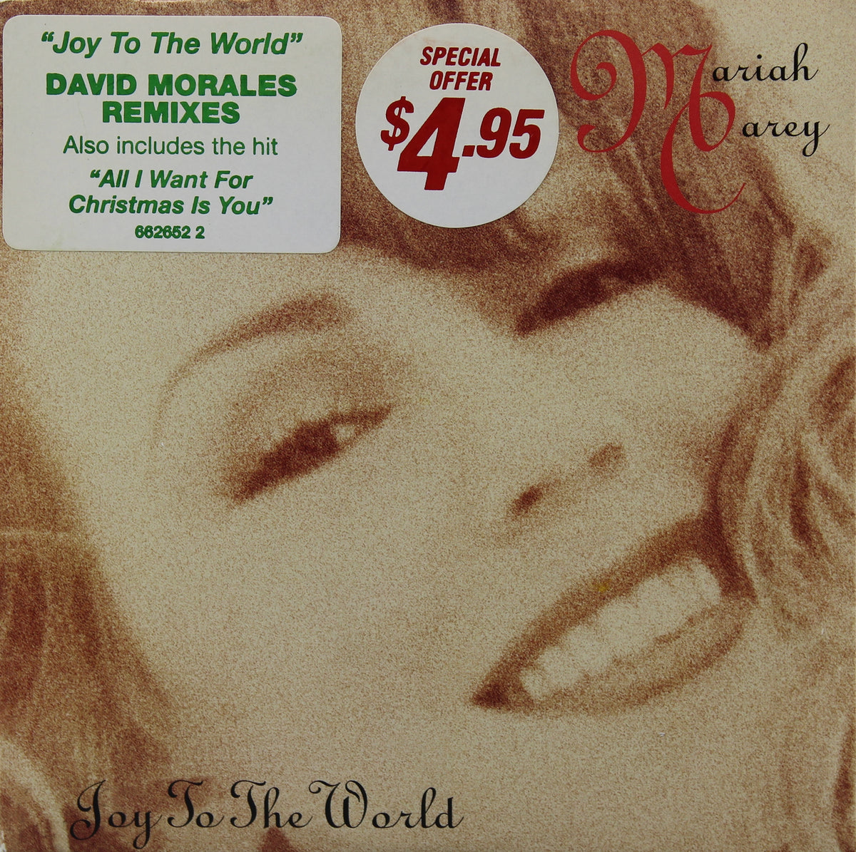 Mariah Carey, Joy To The World, CD Maxi Single, Australia 1995 (CD 645)