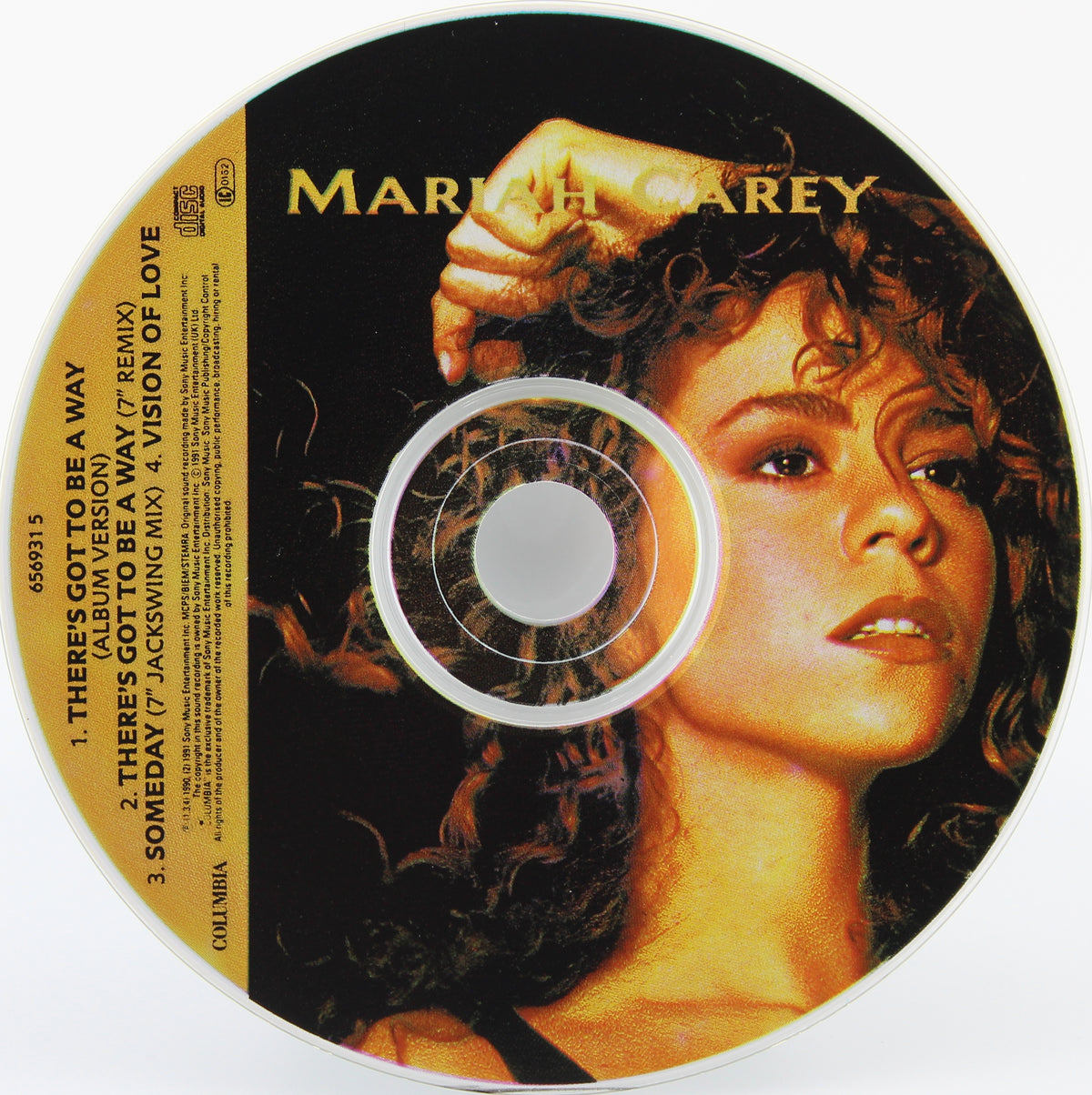 Mariah Carey, There&#39;s Got To Be A Way, CD Single, UK 1991 (CD 658)
