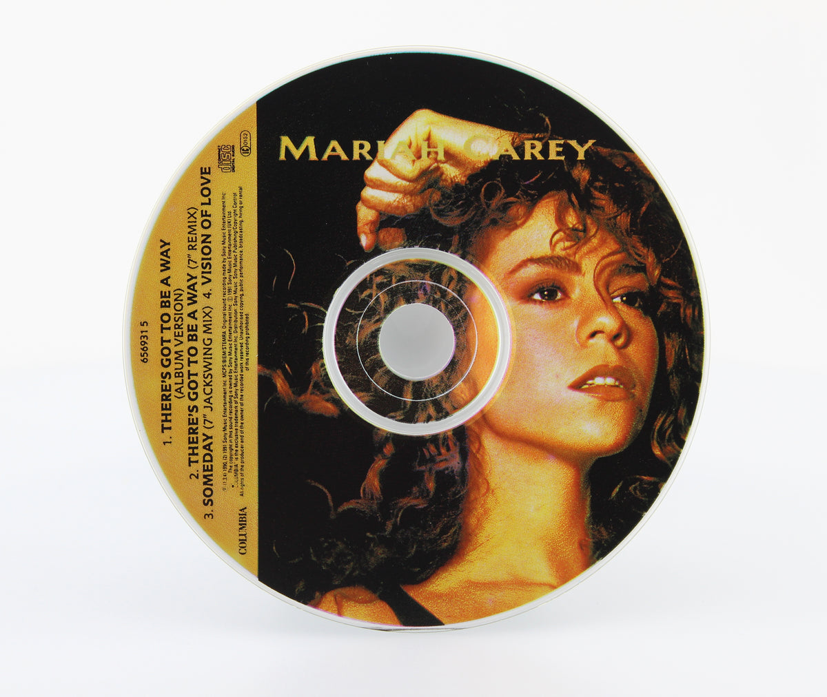 Mariah Carey, There&#39;s Got To Be A Way, CD Single, UK 1991 (CD 658)