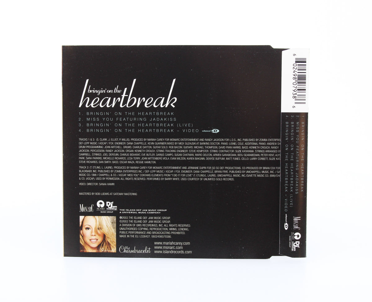 Mariah Carey, Bringin&#39; On The Heartbreak, CD Single, Europe 2003 (CD 662)