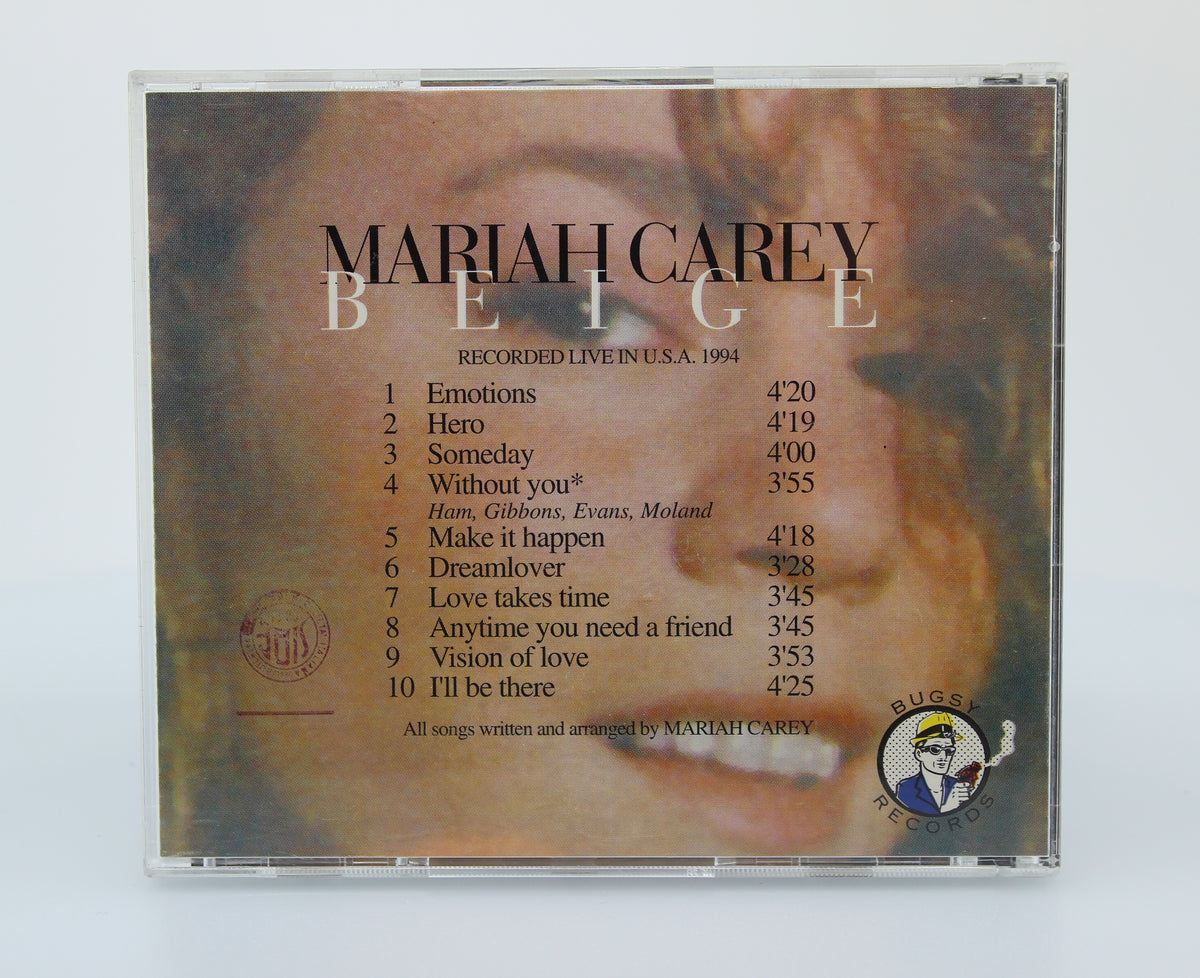 Mariah Carey, Beige, CD, Unofficial Release, Italy 1994 (CD 664)