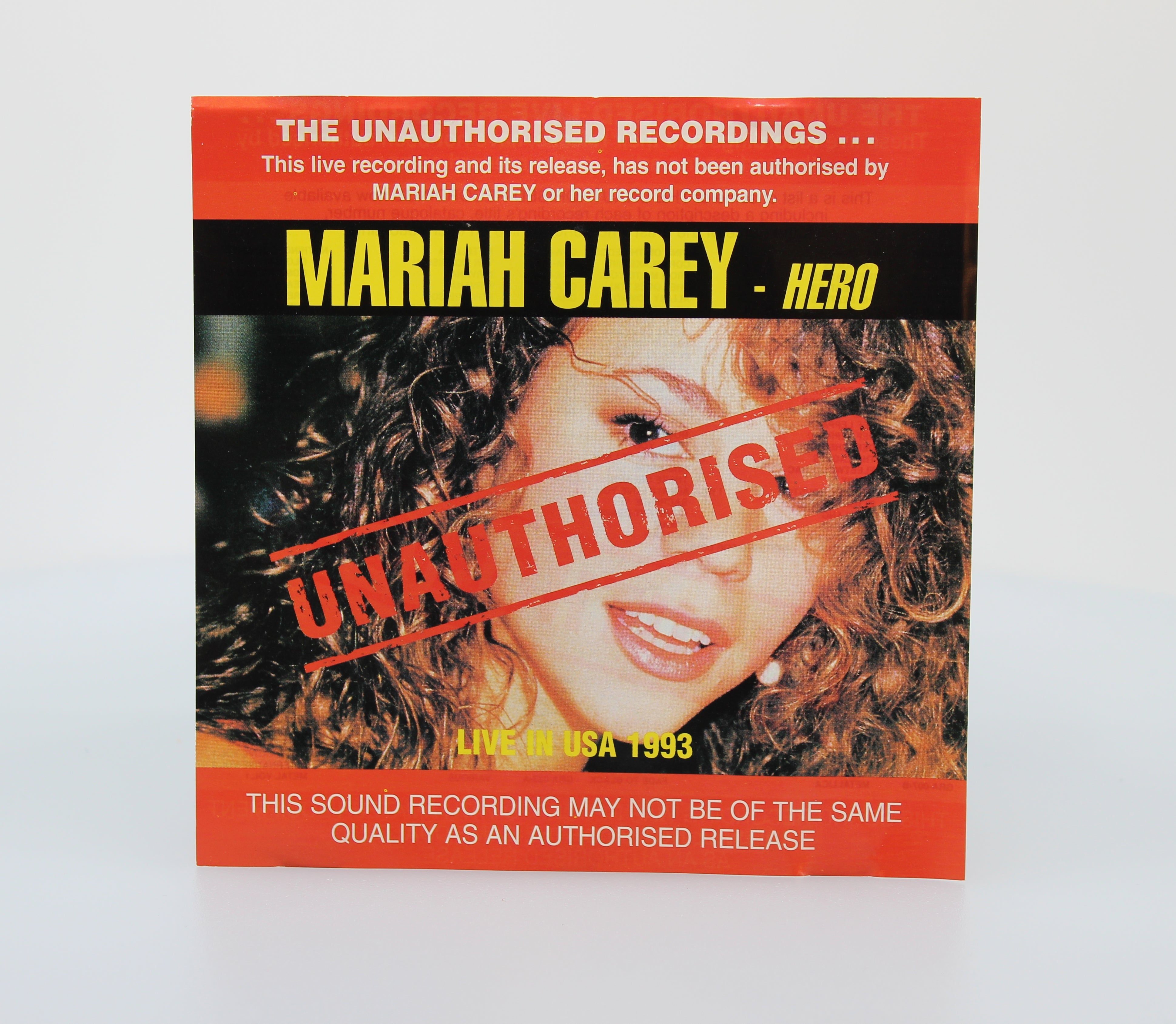 Mariah Carey, Hero, CD, Album, Unofficial Release, Australia 1995