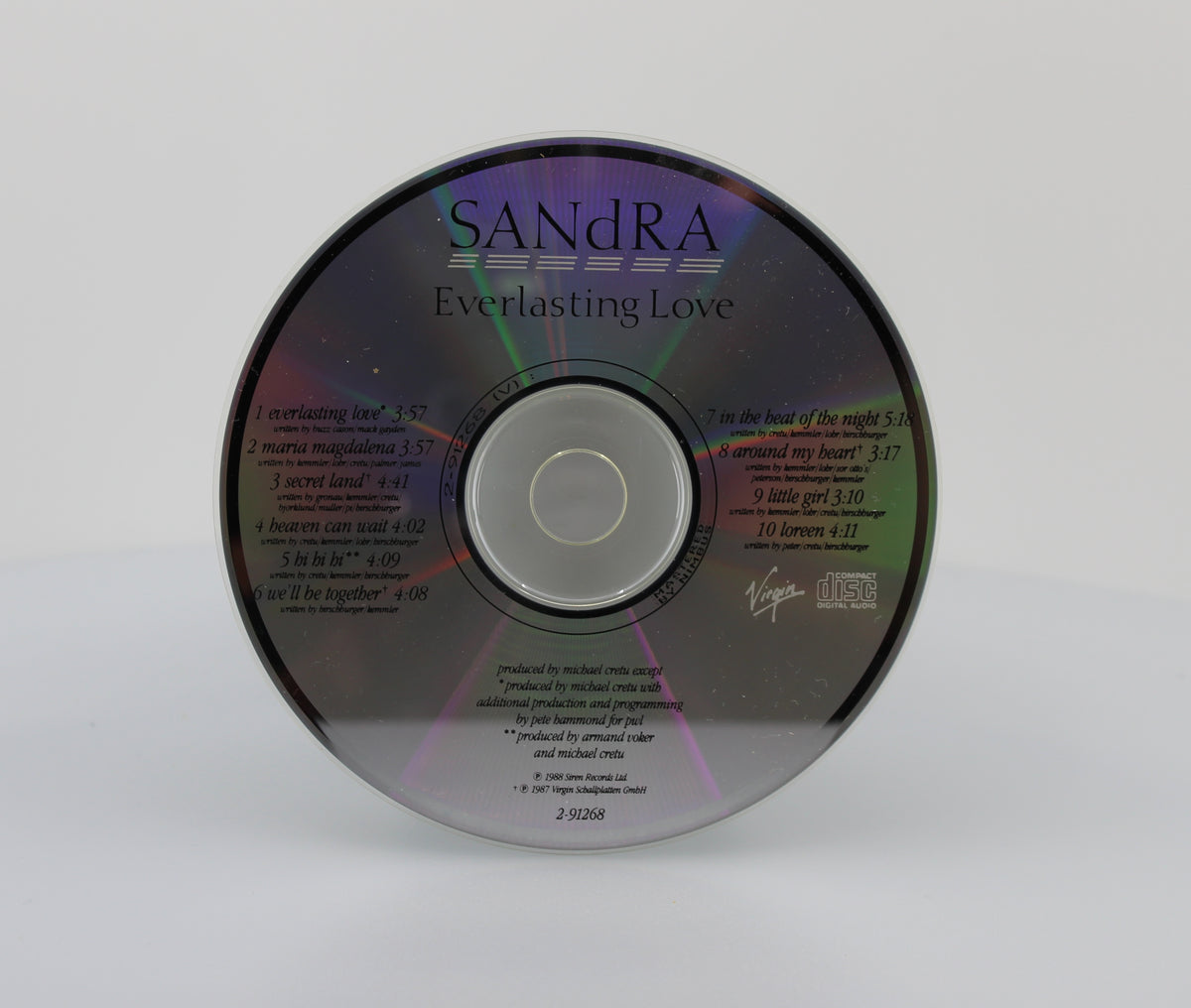 Sandra , Everlasting Love, CD Compilation, US 1989 (CD 685)