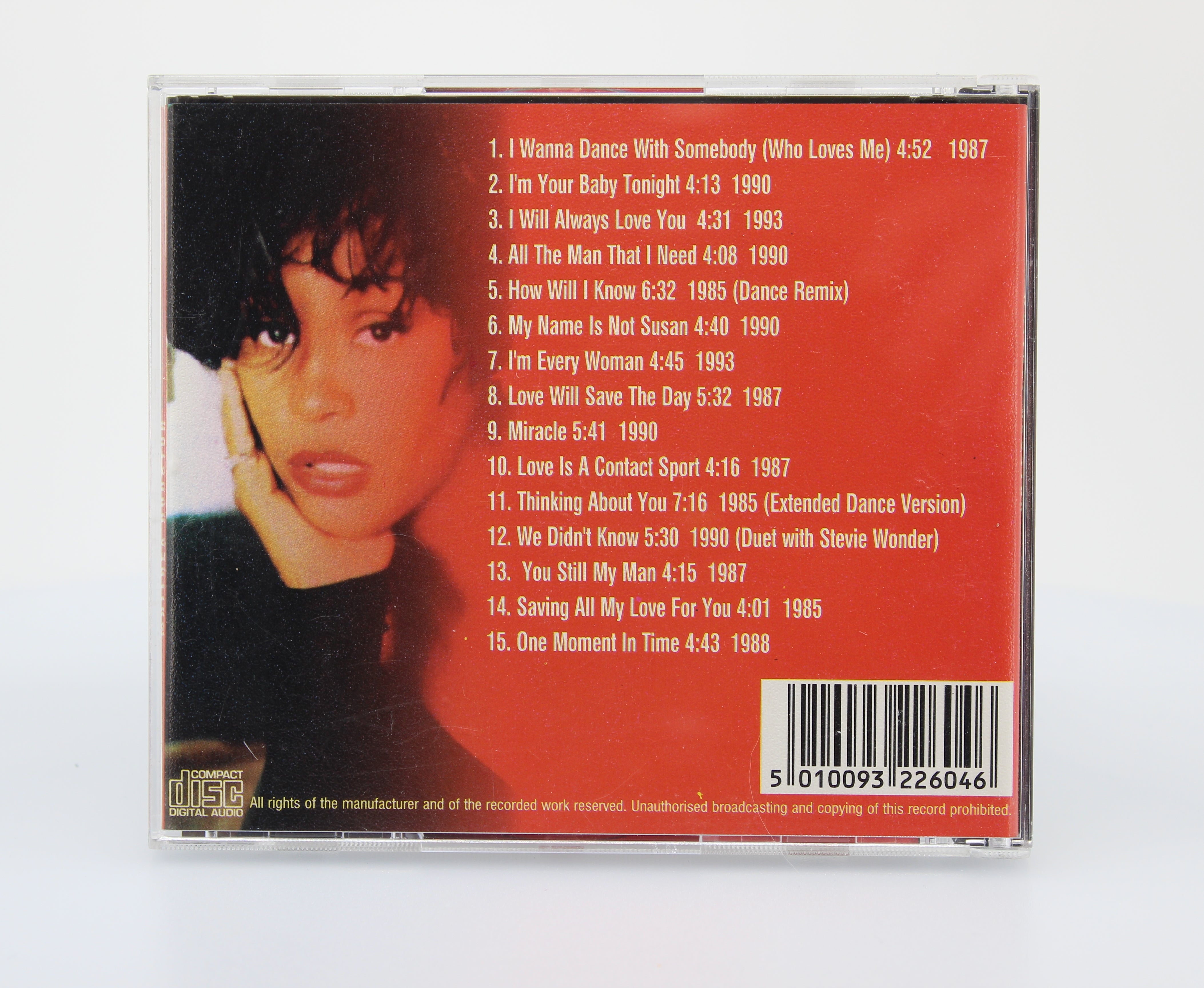 Whitney Houston, Greatest Hits, CD Unofficial Release, Russia (CD